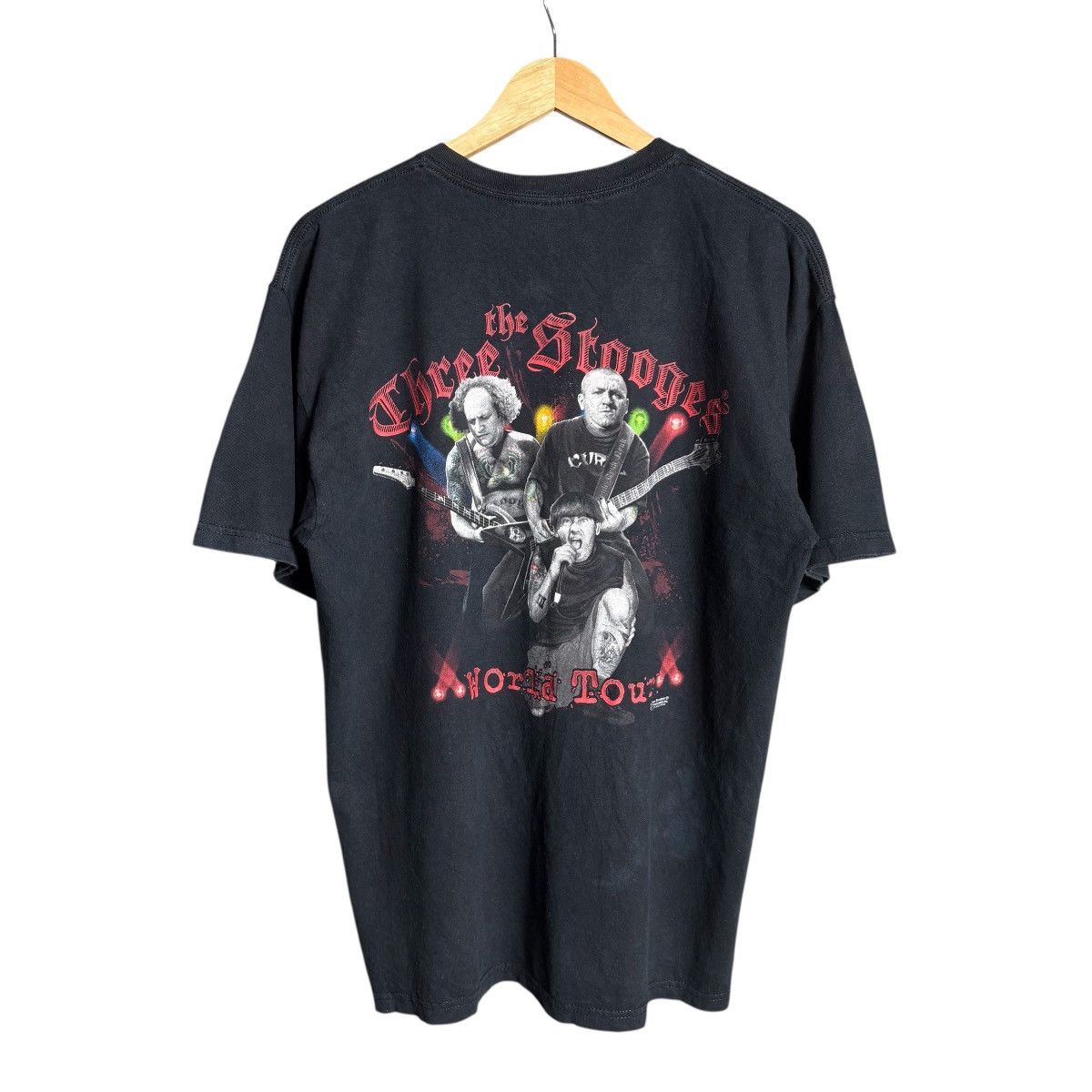Band Tees Vintage The Three Stooges Movie T-Shirt / Good Charlotte Size US L / EU 52-54 / 3 - 1 Thumbnail