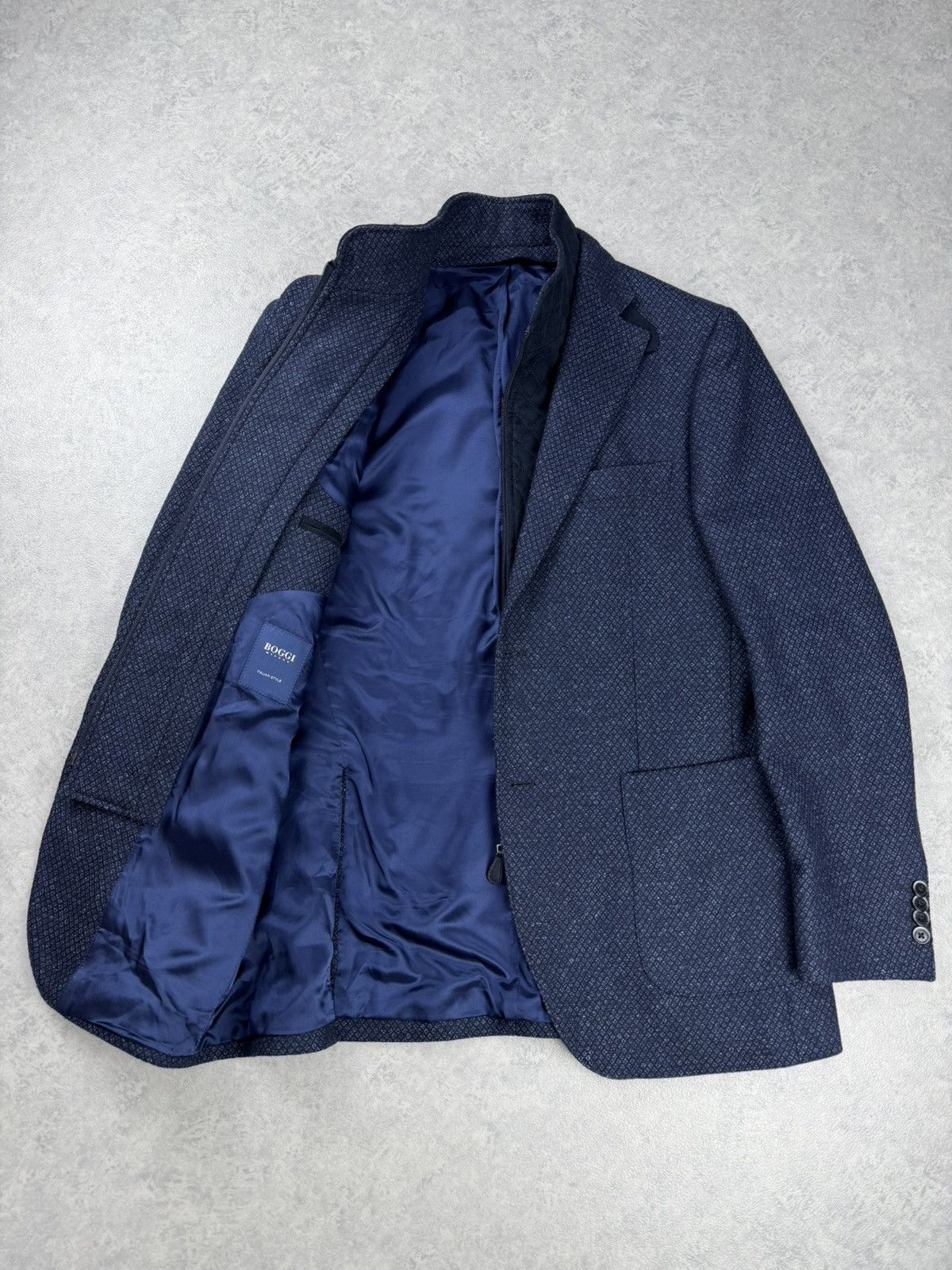 Boggi Boggi Milano Wool/Silk/Cashmere Blazer Jacket Size 48 R Size 38R - 7 Thumbnail