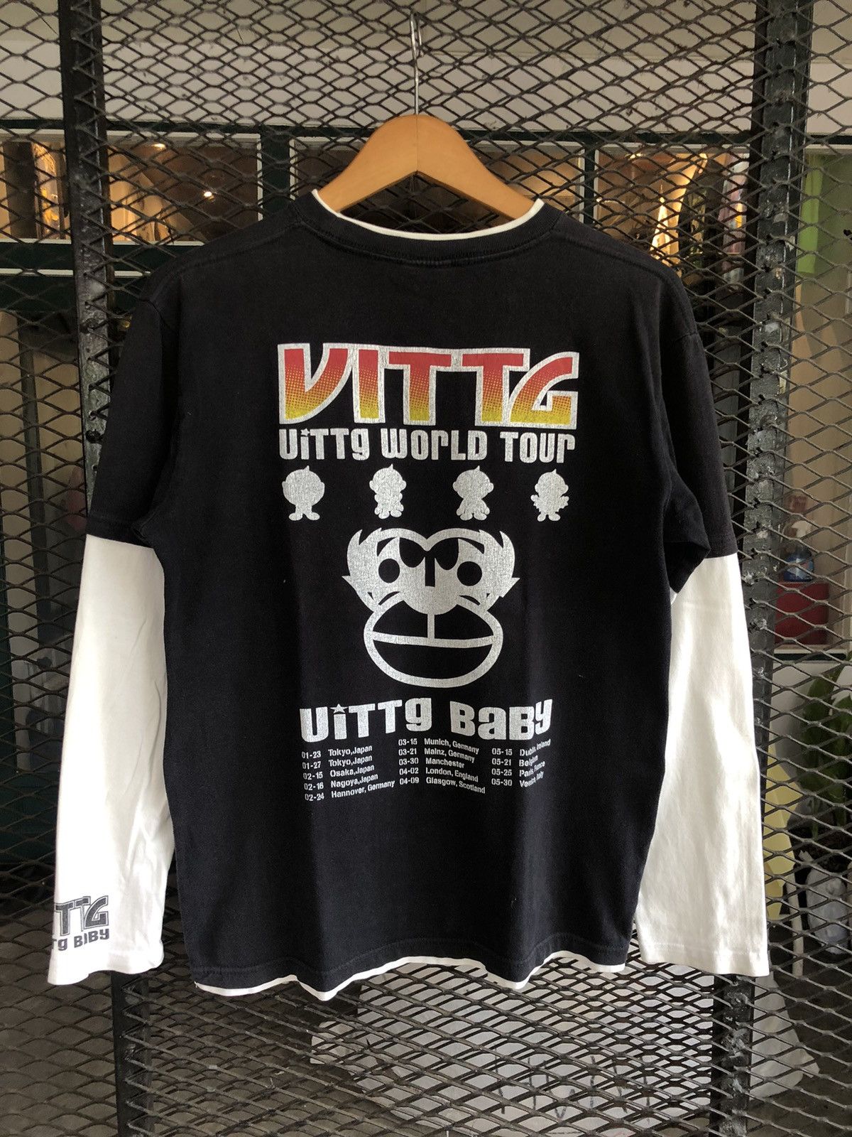 Band Tees × Hysteric Glamour × Japanese Brand VINTAGE UITTG “KISS” MONSTER BEAT WORLD TOUR LONGSLEEVE Size US L / EU 52-54 / 3 - 7 Thumbnail