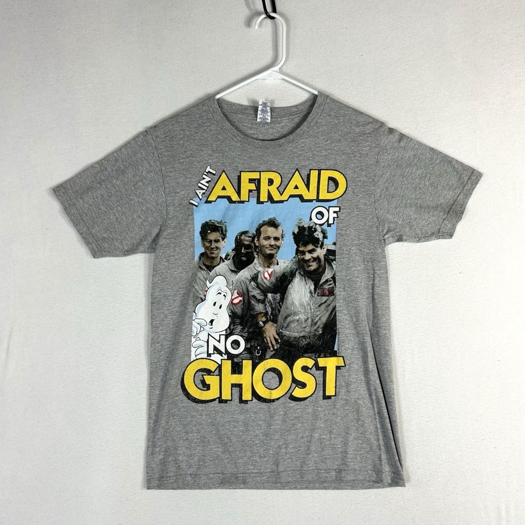 Vintage Ghostbusters T-Shirt Mens S Gray Crewneck Short Sleeve Top 80s Retro Ghostbusters Shirt Womens? Size US S / EU 44-46 / 1 - 2 Thumbnail