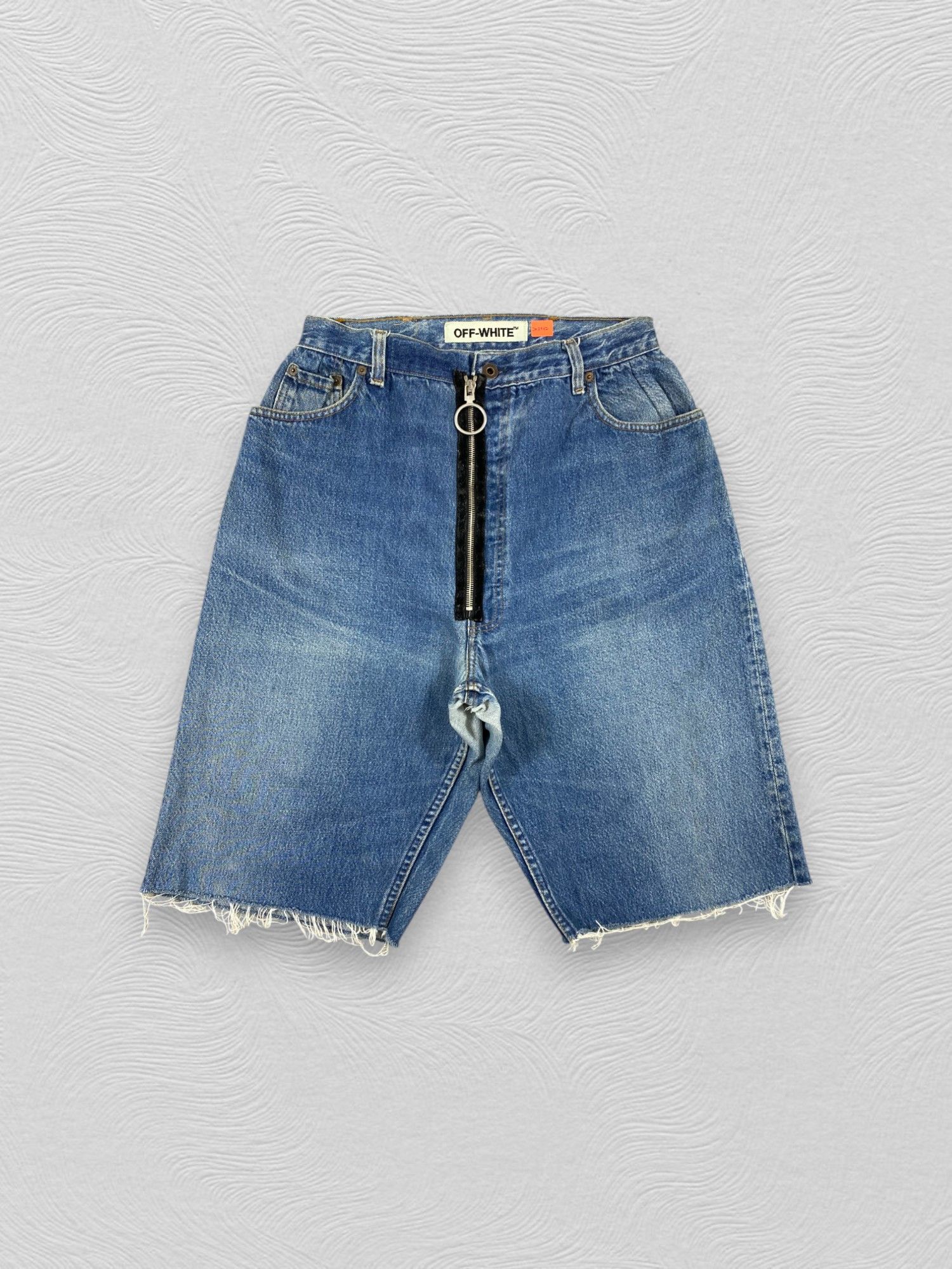 Levi's × Off-White × Virgil Abloh Distressed Blue Vintage Levi's 501 x Off White 29x24-JN3942 Size US 29 - 1 Thumbnail