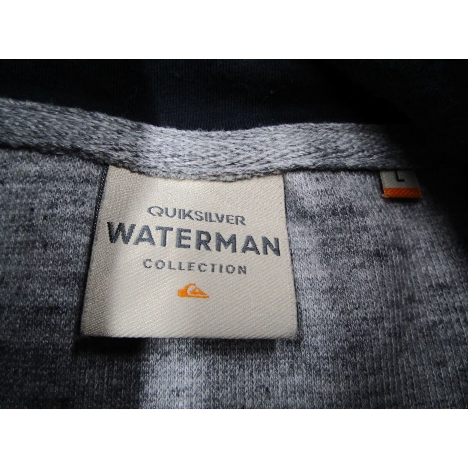 Quiksilver Quiksilver Waterman Mens Large Gray 1/4 Zip Pullover Jacket Beach Golf Size US L / EU 52-54 / 3 - 3 Thumbnail