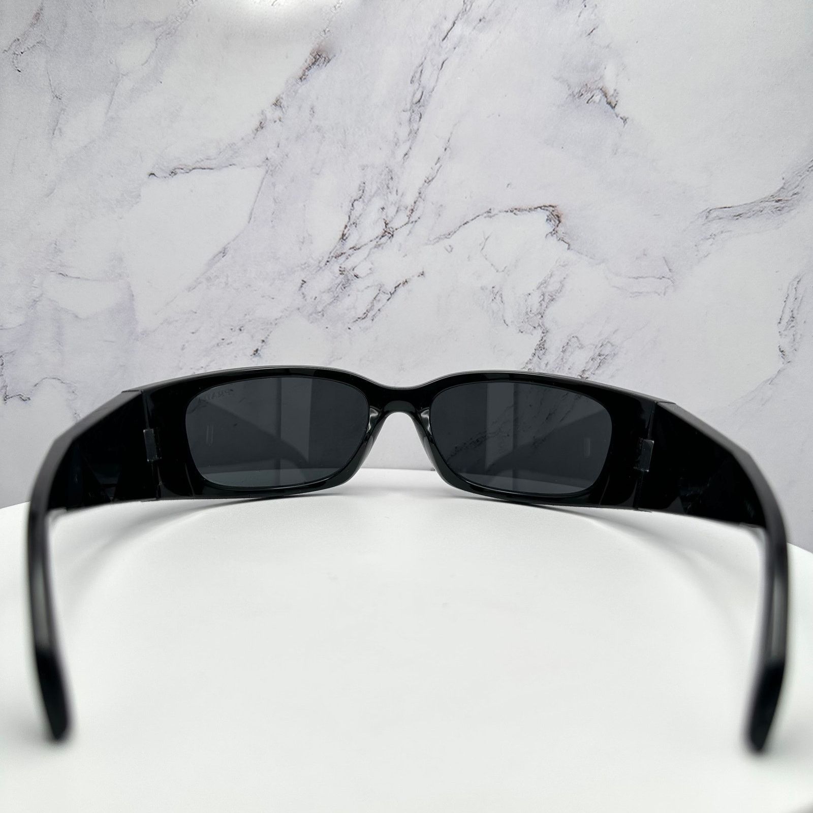 Prada New Prada Sunglasses Black Symbole Logo Wrap Size ONE SIZE - 5 Thumbnail