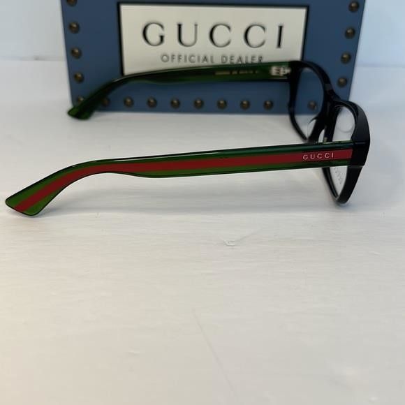 Gucci 💯 - New Authentic GUCCI Demo Rectangular Eyeglasses GG0006O Size ONE SIZE - 10 Thumbnail