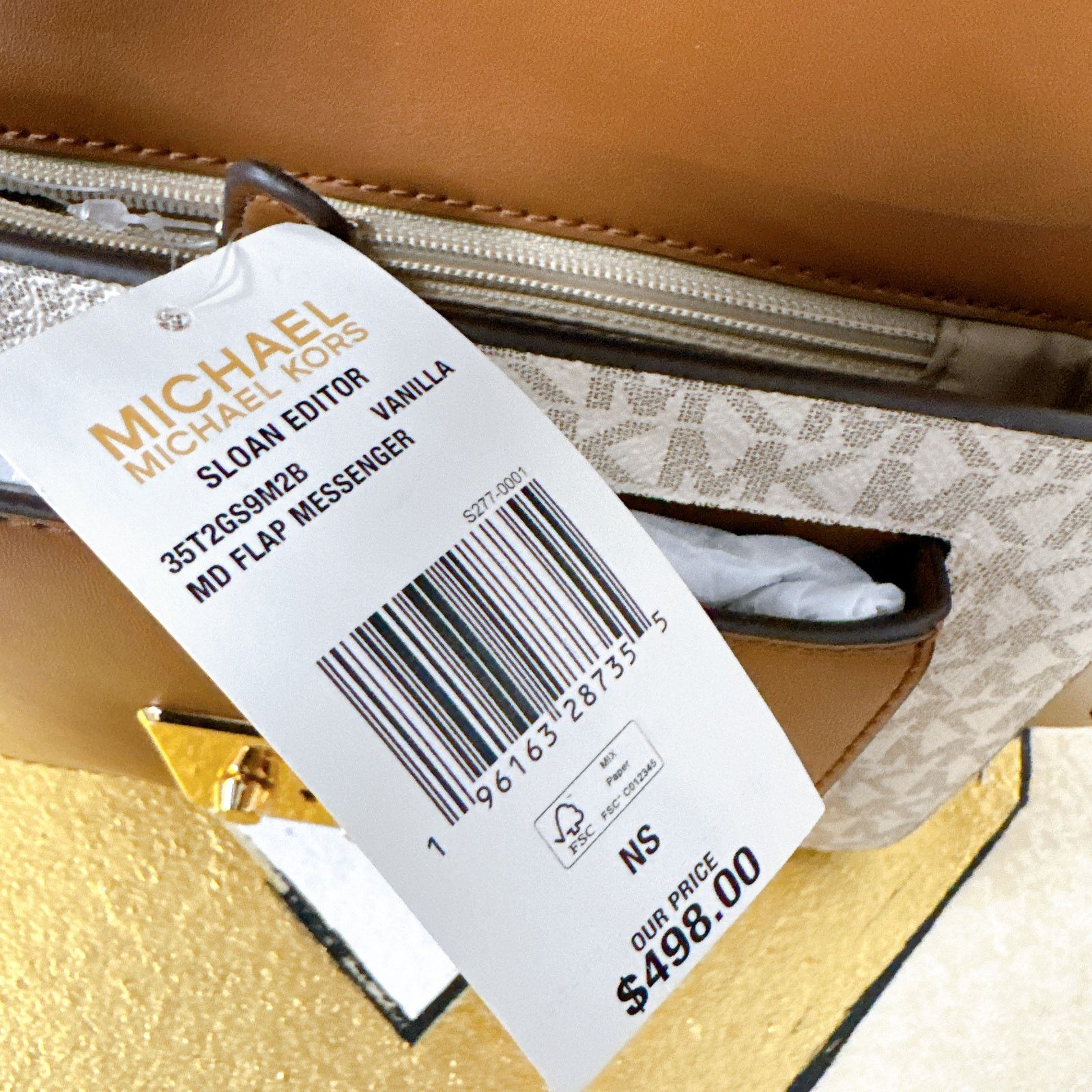 Michael Kors Michael Kors 35T2GS9M2B Sloan Editor Medium Signature Logo Size ONE SIZE - 7 Thumbnail