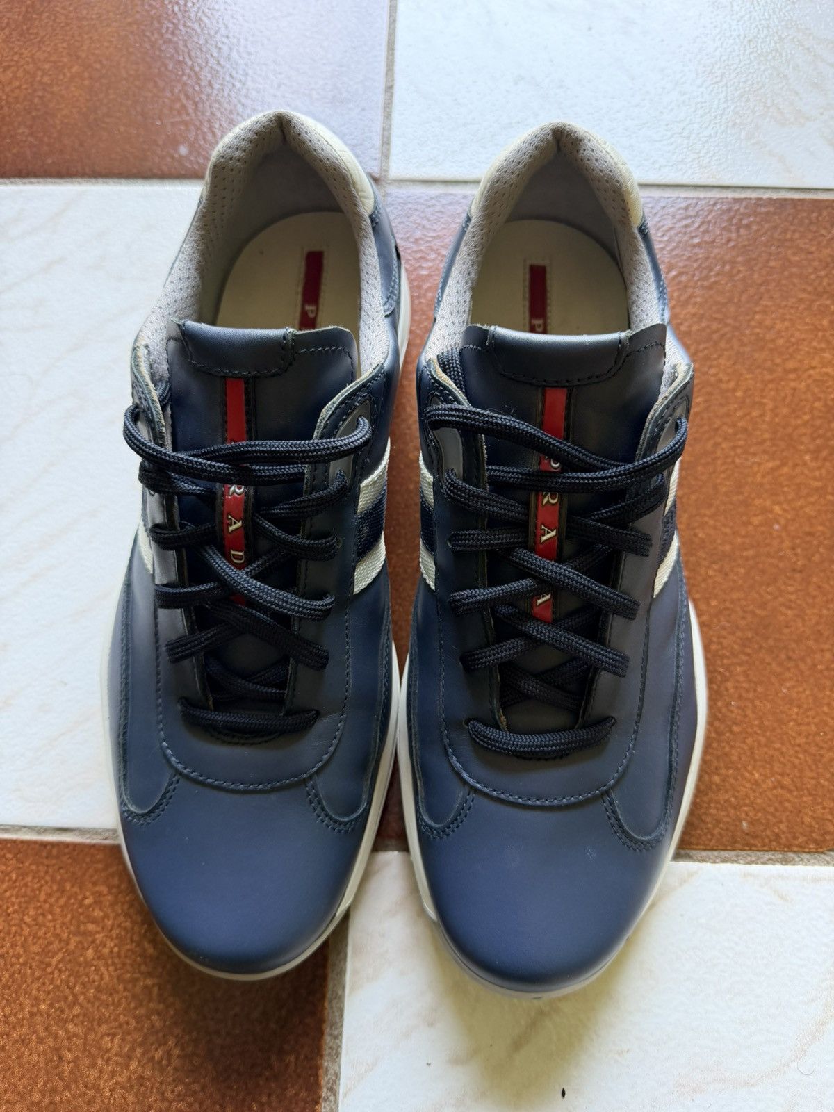 Prada Americas Cup OG Navy Blue Size US 9.5 / EU 42-43 - 2 Thumbnail