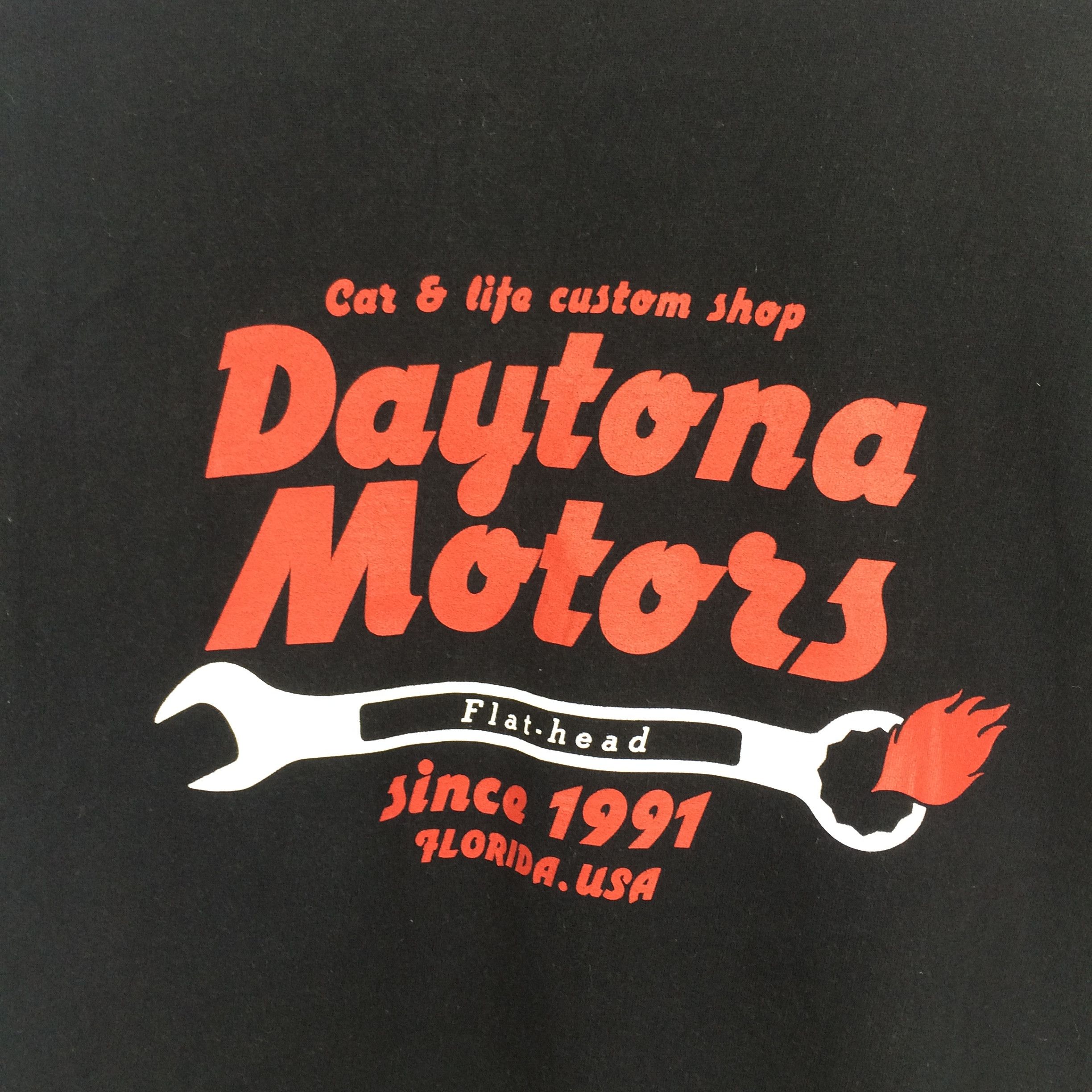 The Flat Head A11 THE FLAT HEAD DAYTONA MOTORS FLORIDA USA CROPPED TEE Size S / US 4 / IT 40 - 5 Thumbnail