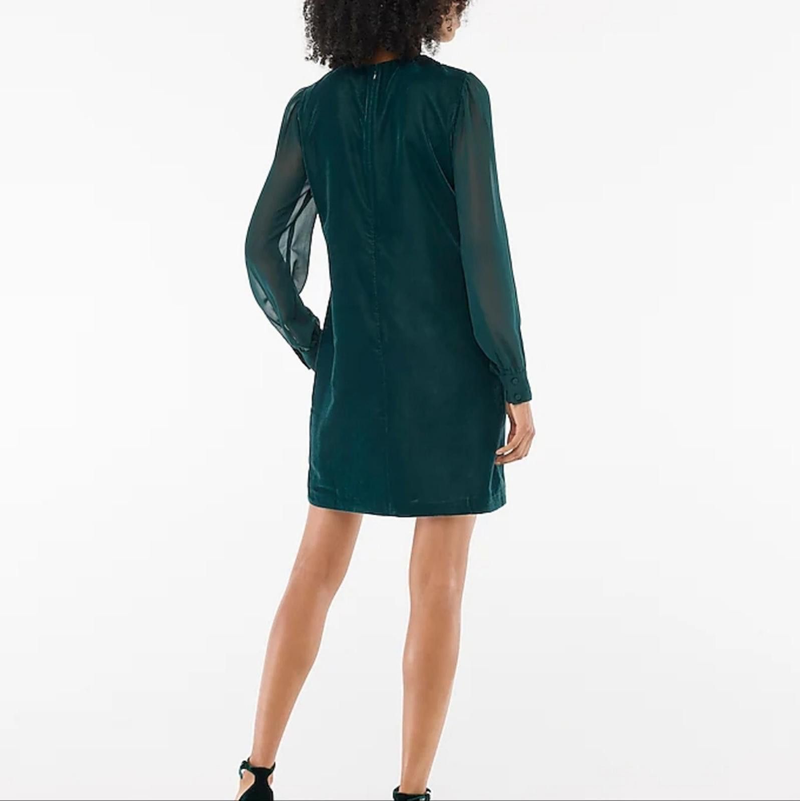 J.Crew J Crew Velvet Mini Dress Size M / US 6-8 / IT 42-44 - 8 Thumbnail