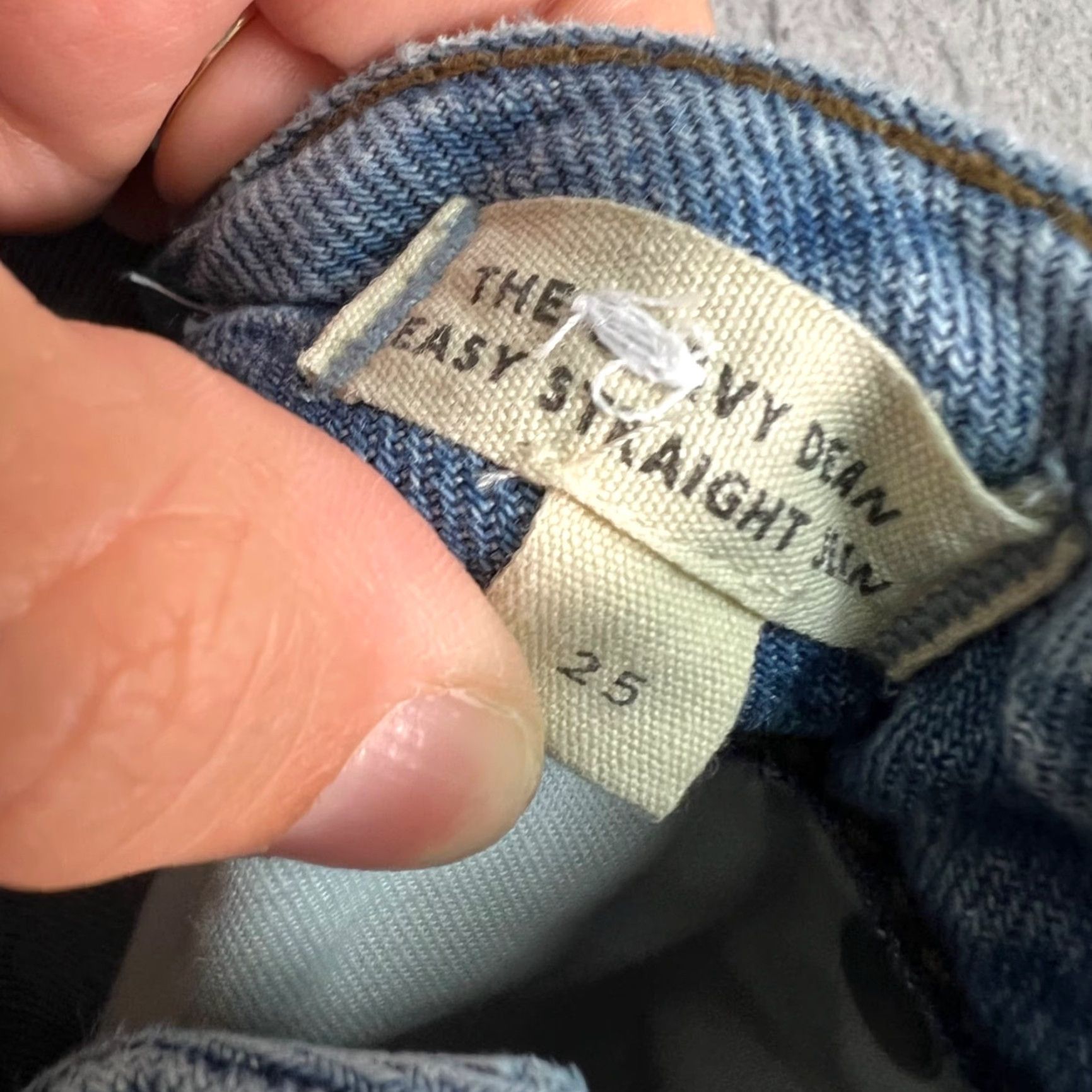Madewell Madewell Size 25 Womens Jeans Straight Denim Light Blue Vintage Wash Size 42" / US 20 - 4 Thumbnail