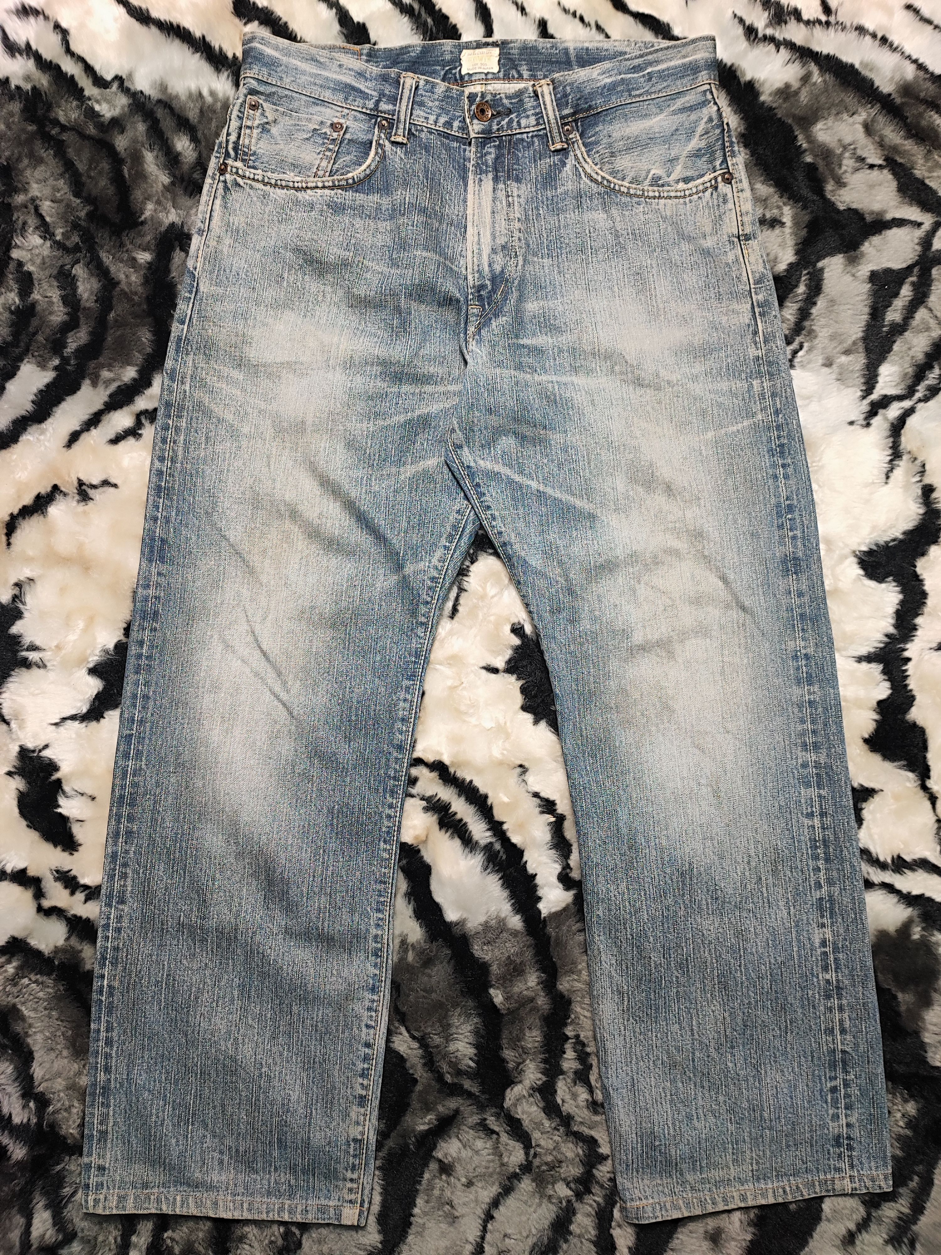 Edwin × Japanese Brand Edwin Jeans Selvedge 505Z Redline Size US 33 - 10 Thumbnail
