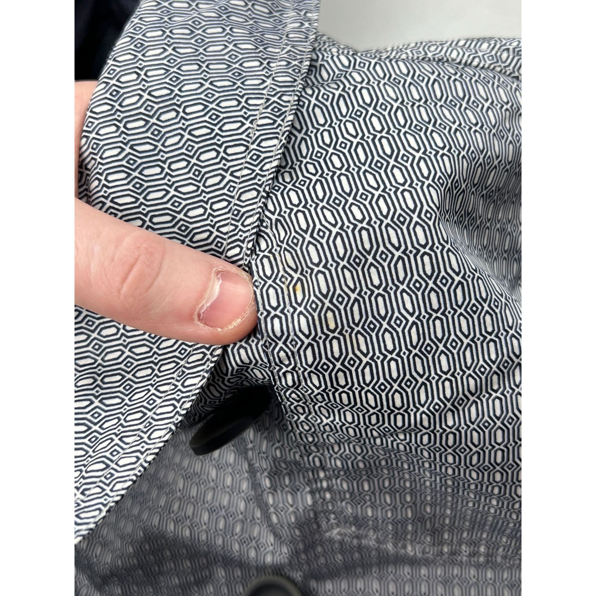 Herno Herno Patterned Nylon Trench Coat (Y0720) Size US S / EU 44-46 / 1 - 14 Thumbnail