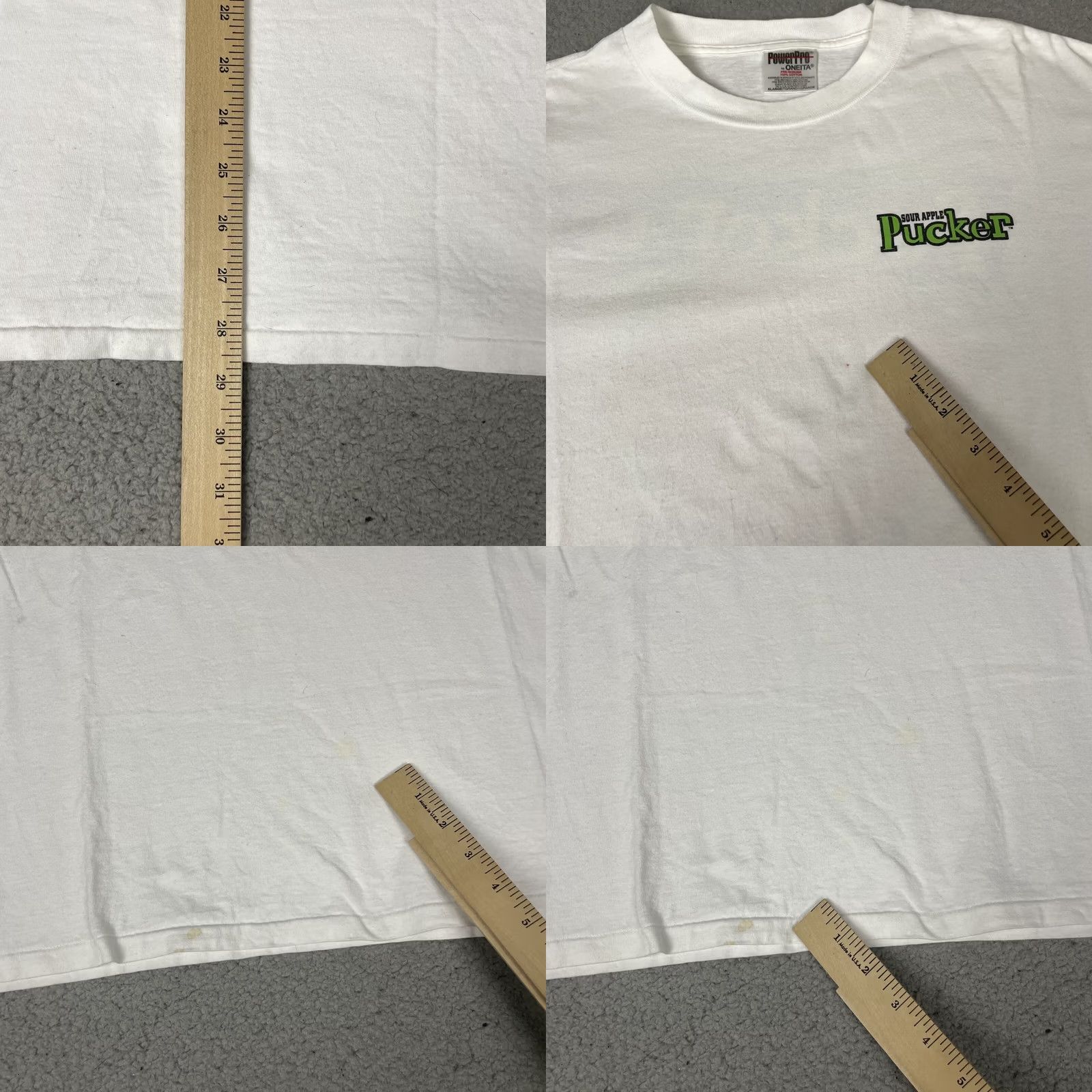 Vintage VINTAGE Pucker Up Tshirt Mens XL White Sour Apple Graphic Single Food Snack Vtg Shirt Regular Mens XL White Apple Graphic 90s Food Drink Size US XL / EU 56 / 4 - 9 Thumbnail