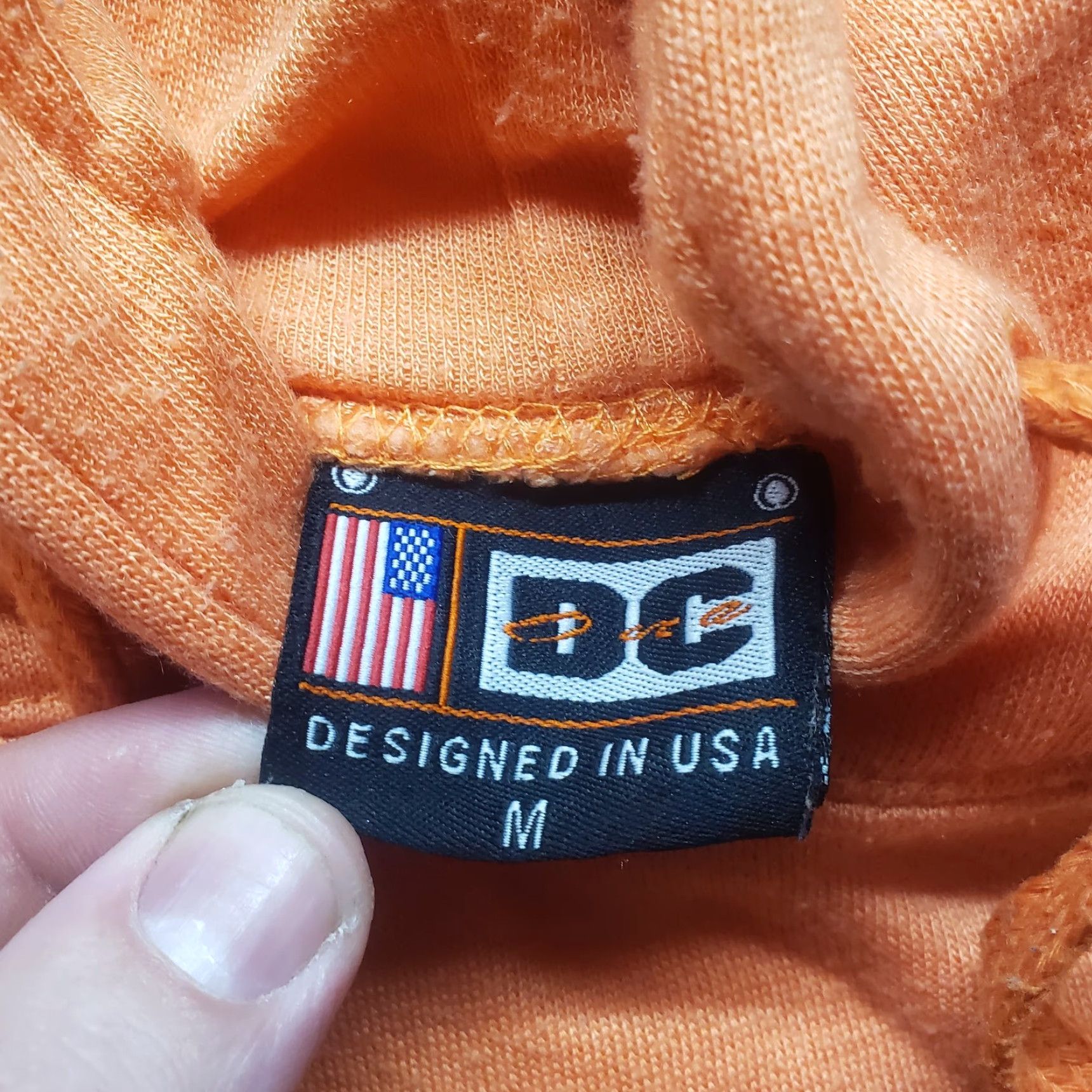 Logo 7 DC Hoodies Pullover Adult L Orange Logo Shirt Size US L / EU 52-54 / 3 - 3 Thumbnail