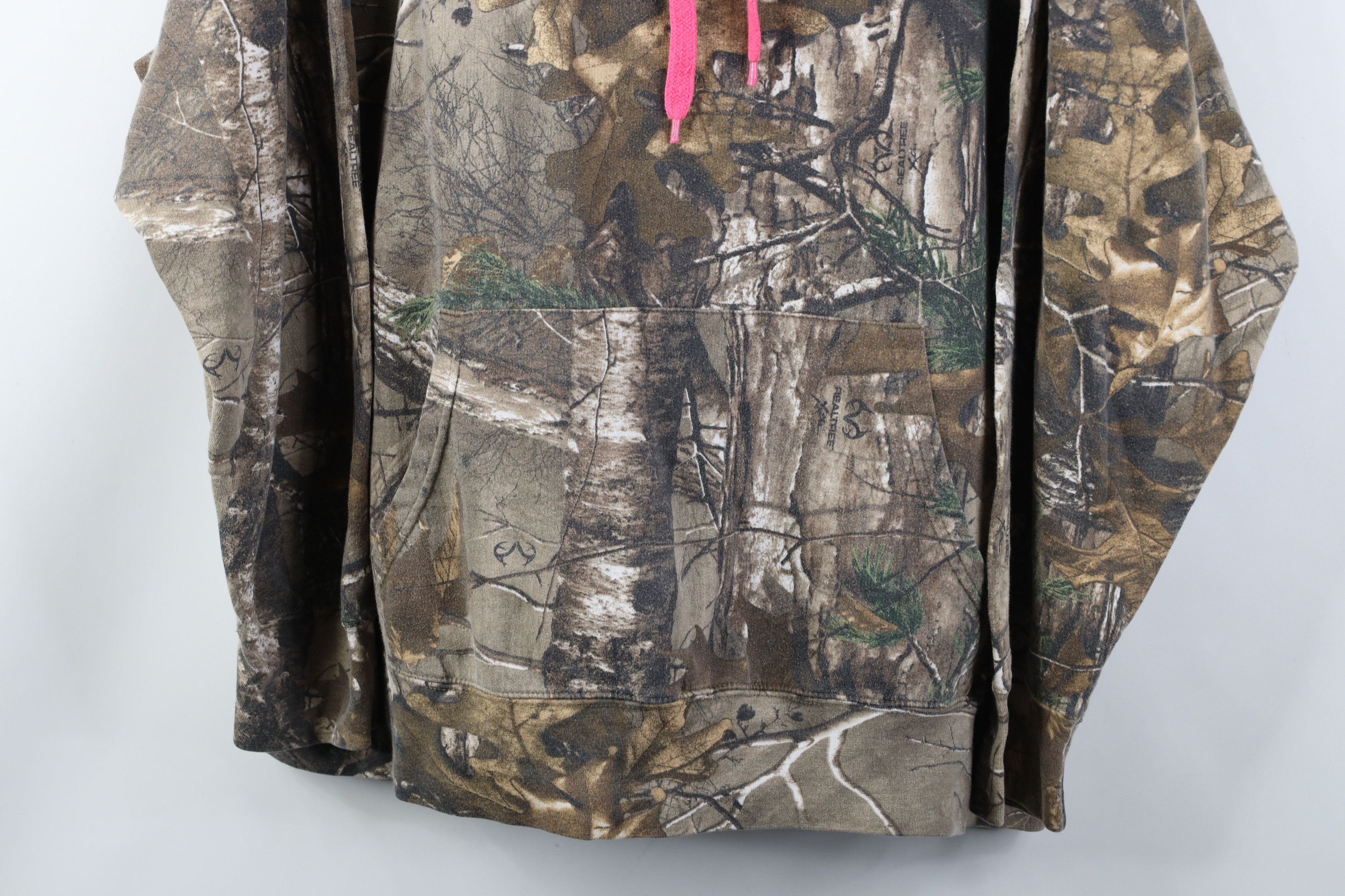 Vintage Vintage Y2K Streetwear Babydoll Realtree Camouflage Hoodie Size XXL / US 16-18 / IT 52-54 - 3 Thumbnail