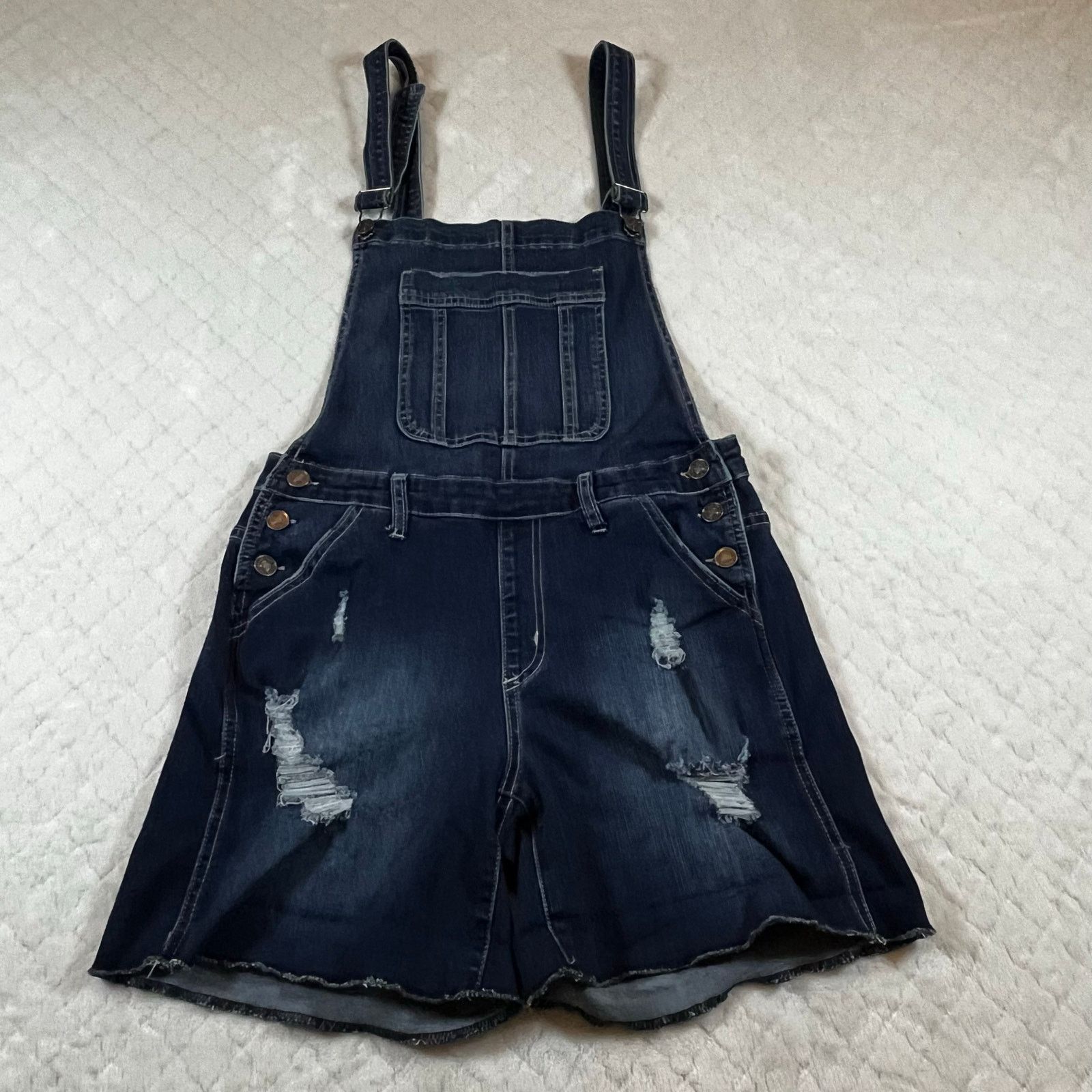 Other KanCan Dafne High Rise Overall Shorts - excellent condition Size 29" - 1 Thumbnail