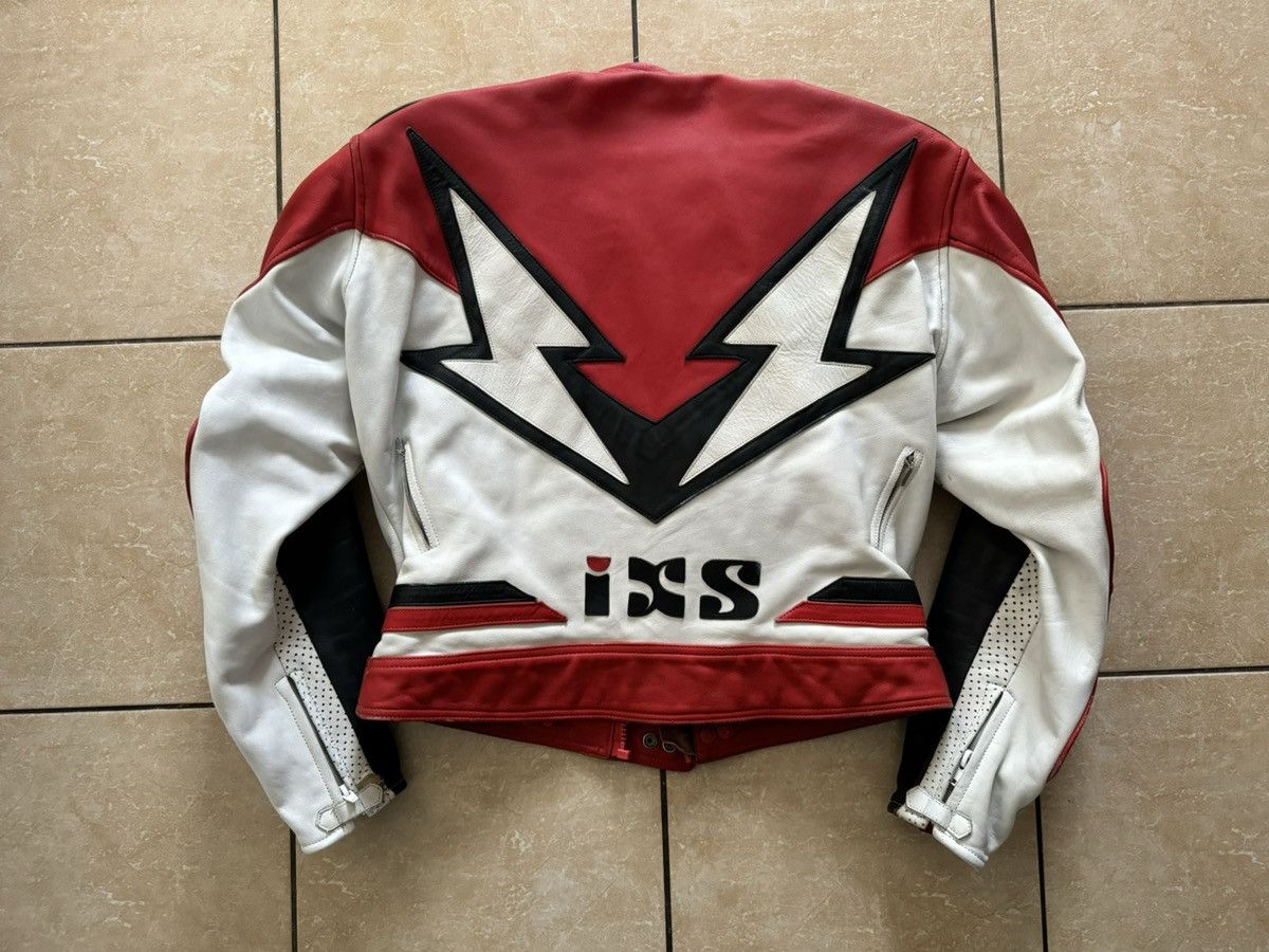 Vintage IXS Leather patchwork biker jacket
