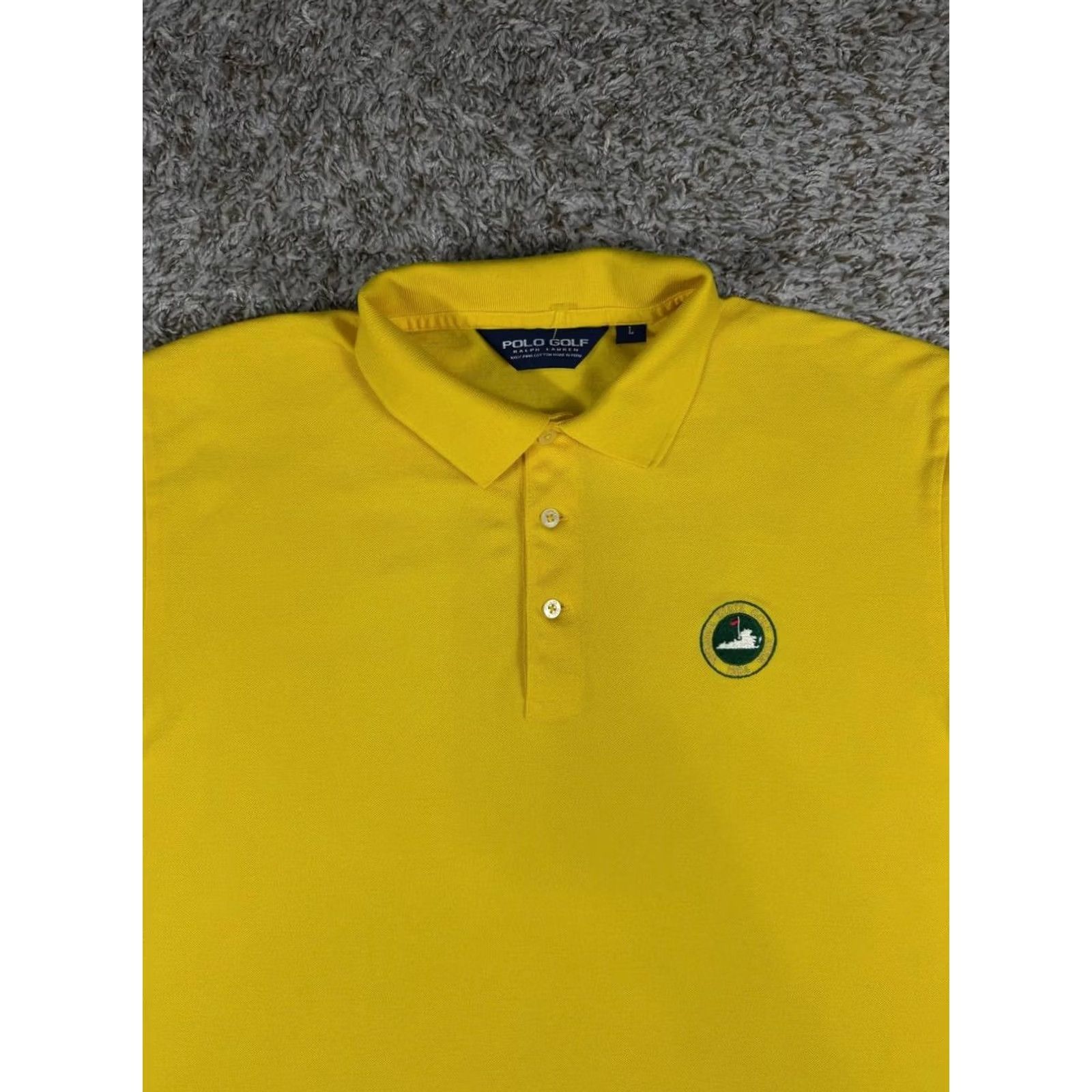 Polo Ralph Lauren Polo Ralph Lauren Polo Golf Virginia State Golf Assn Yellow Shirt Men's Large Size US L / EU 52-54 / 3 - 2 Thumbnail