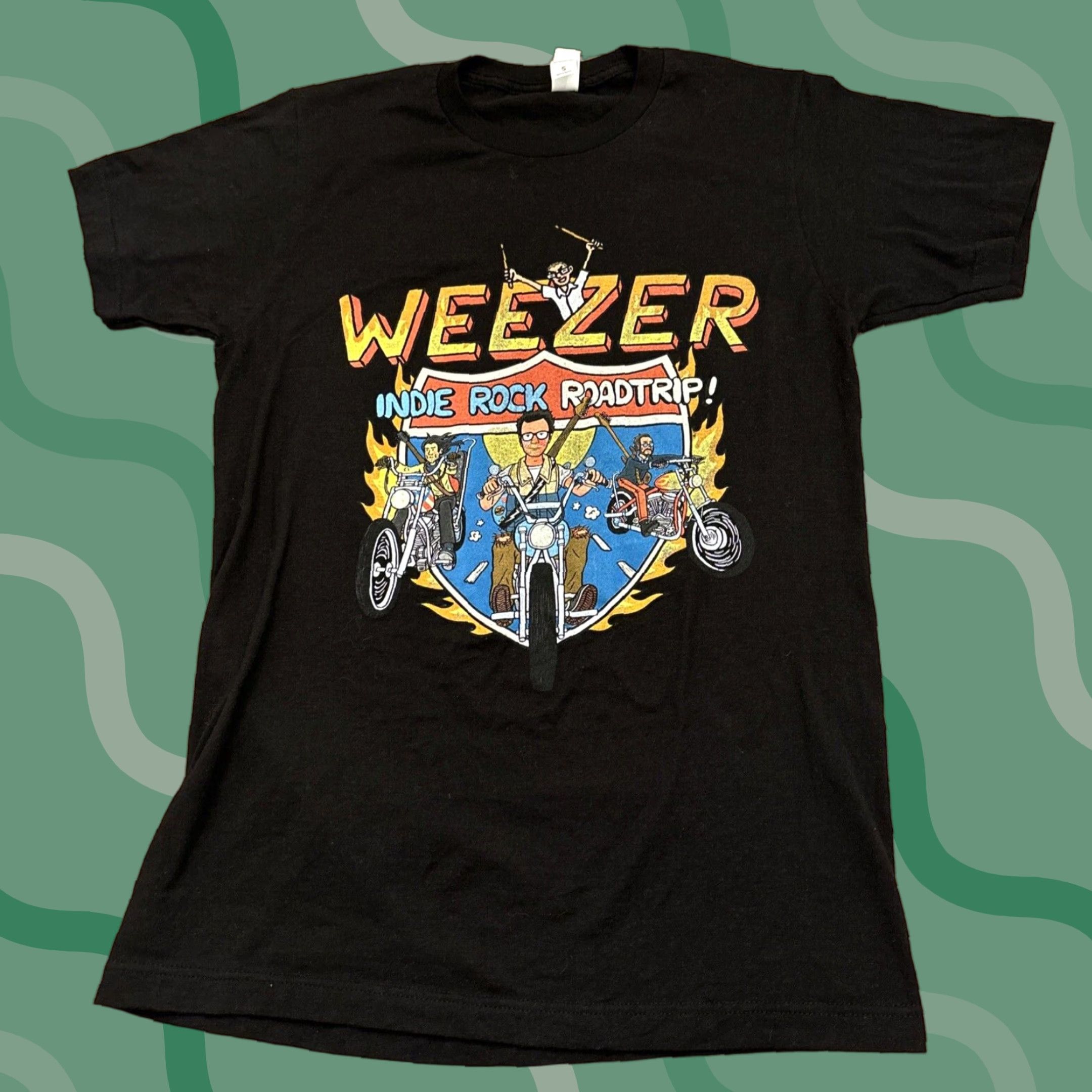 Tultex Weezer Shirt Adult Small Black Concert 2023 Music Indie Rock Roadtrip Mens Size US S / EU 44-46 / 1 - 1 Thumbnail