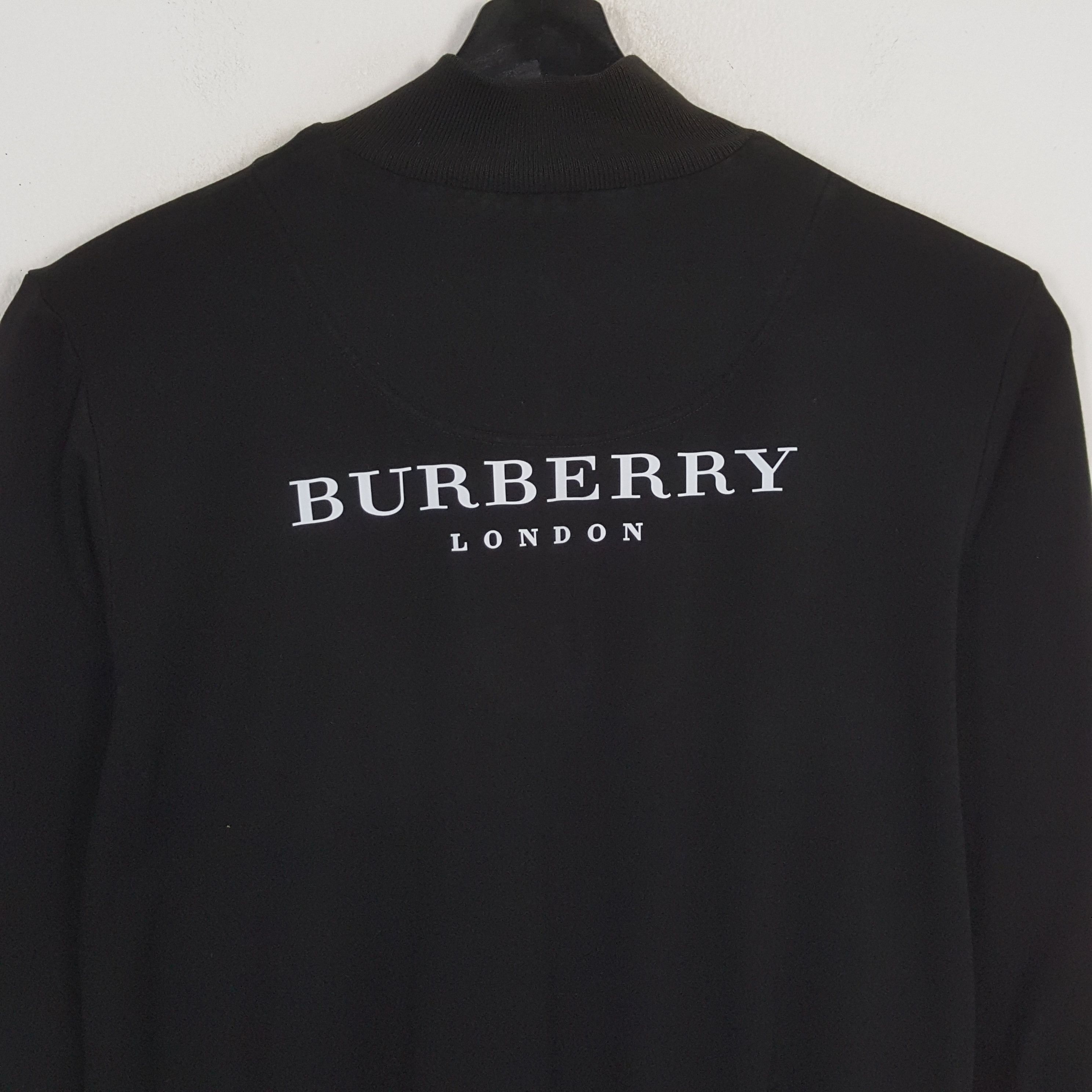 Burberry × Vintage BURBERRY GOLF Fashion Custom Art Half Zipper Sweatshirt Size US M / EU 48-50 / 2 - 2 Thumbnail