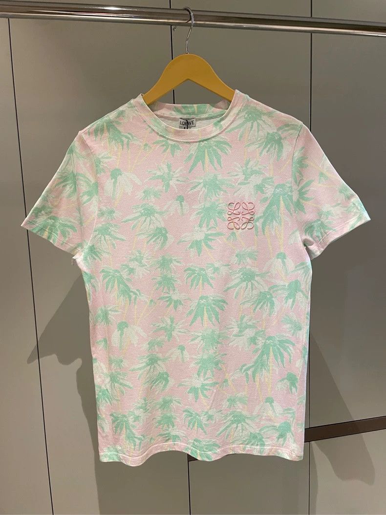 Loewe loewe Powder green coconut tree print tie-dye short sleeve Size US M / EU 48-50 / 2 - 1 Thumbnail