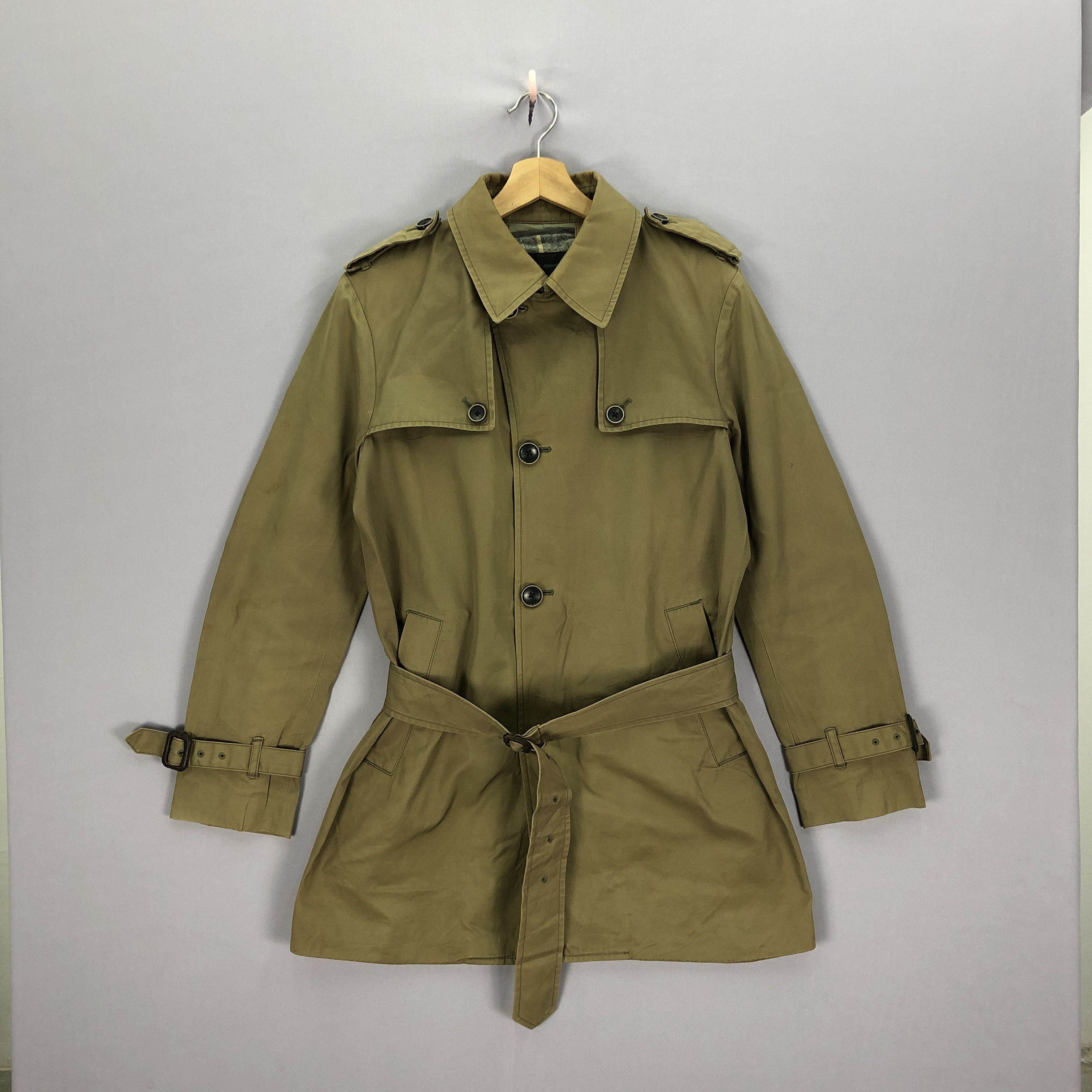 Japanese Brand × Vintage Vintage Journal Standard Long Trench Jackets Japanese Brand Size US S / EU 44-46 / 1 - 1 Thumbnail