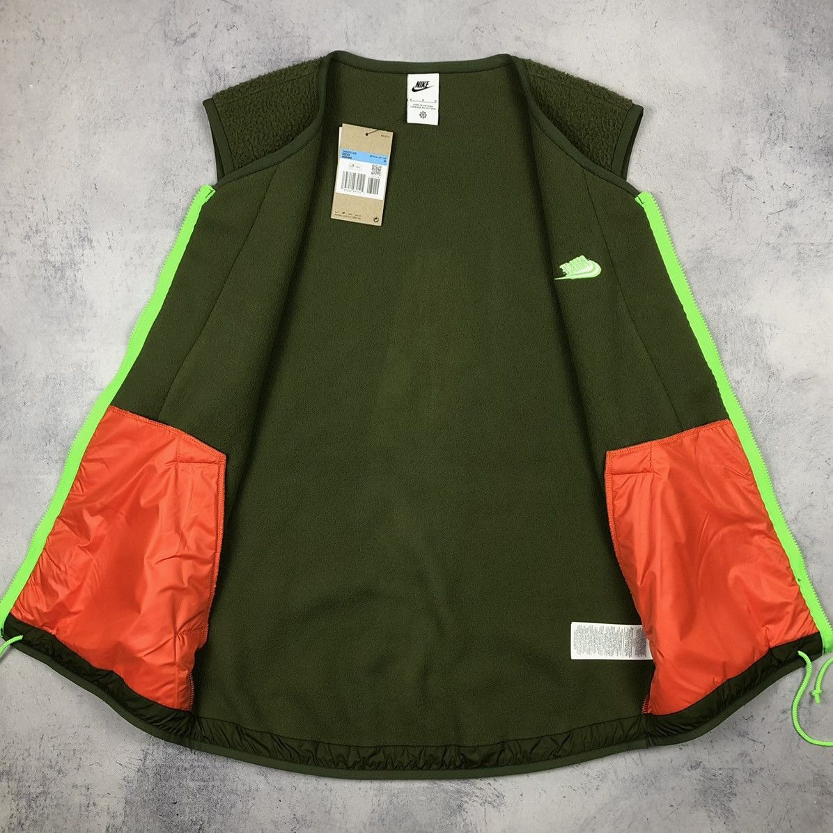 Nike NWT❗️Nike Sherpa Fleece essentials drill vest y2k Size US M / EU 48-50 / 2 - 6 Thumbnail