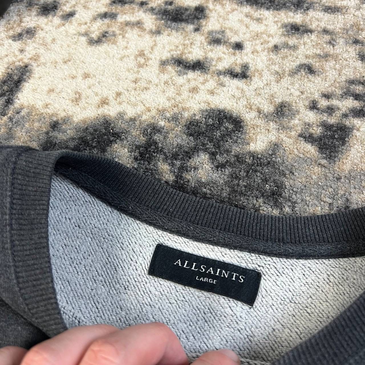 Allsaints AllSaints Mini Logo Luxury Sweatshirt Streetwear Style Size US L / EU 52-54 / 3 - 5 Thumbnail
