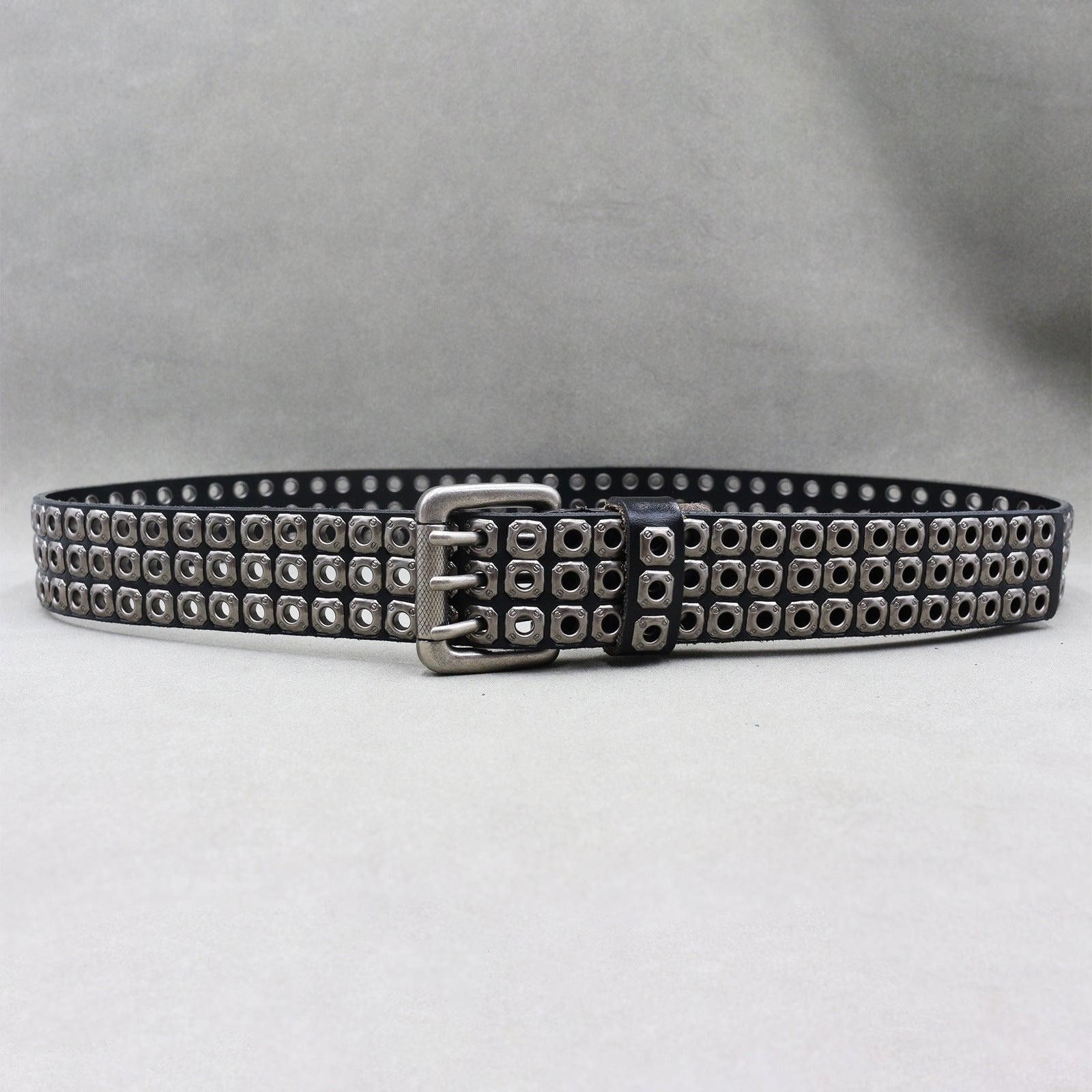 Other Leather Studded Belt Size ONE SIZE - 5 Thumbnail
