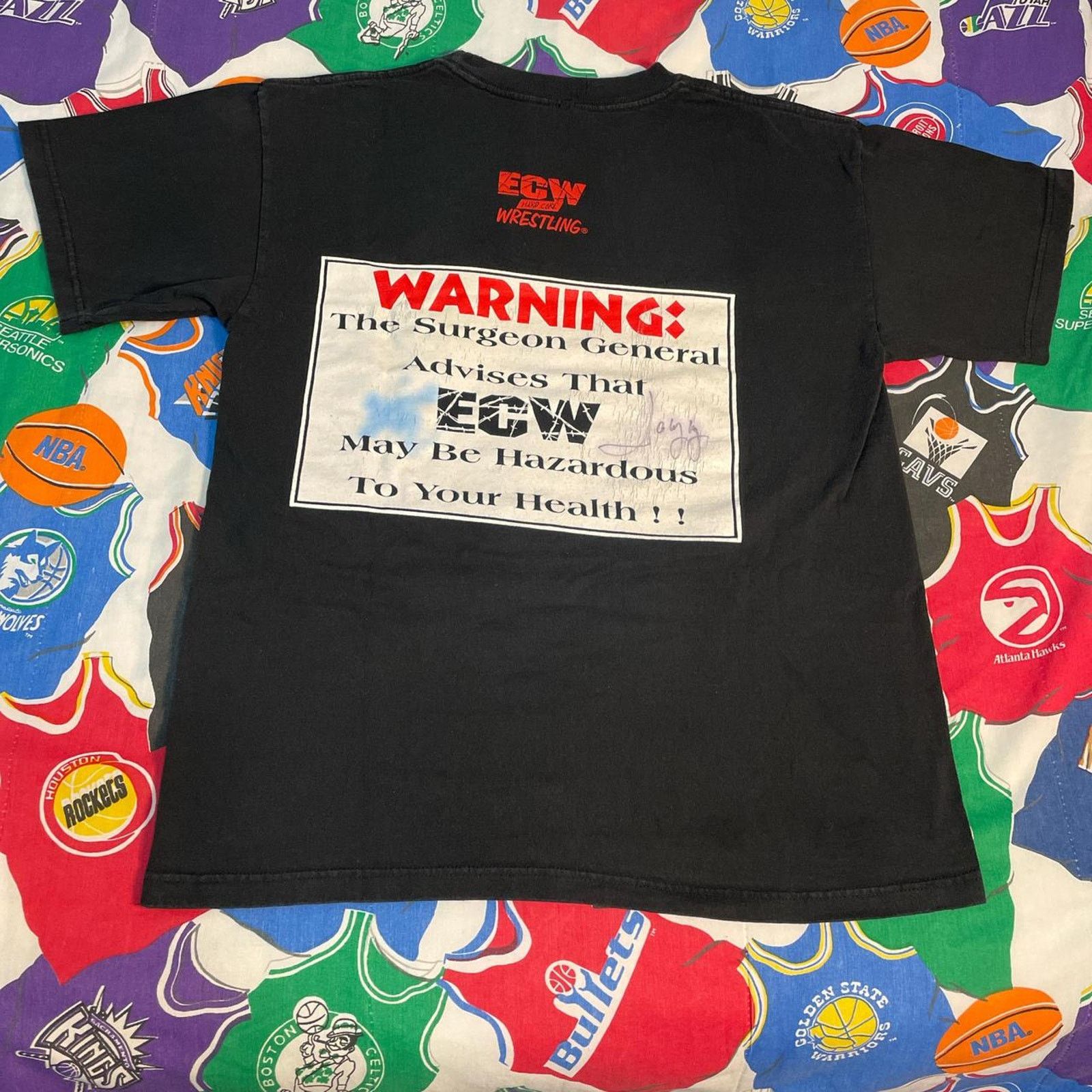 Vintage × WWF Vintage 90s ECW Extreme Championship Wrestling WWF WCW Tee Size US L / EU 52-54 / 3 - 2 Thumbnail