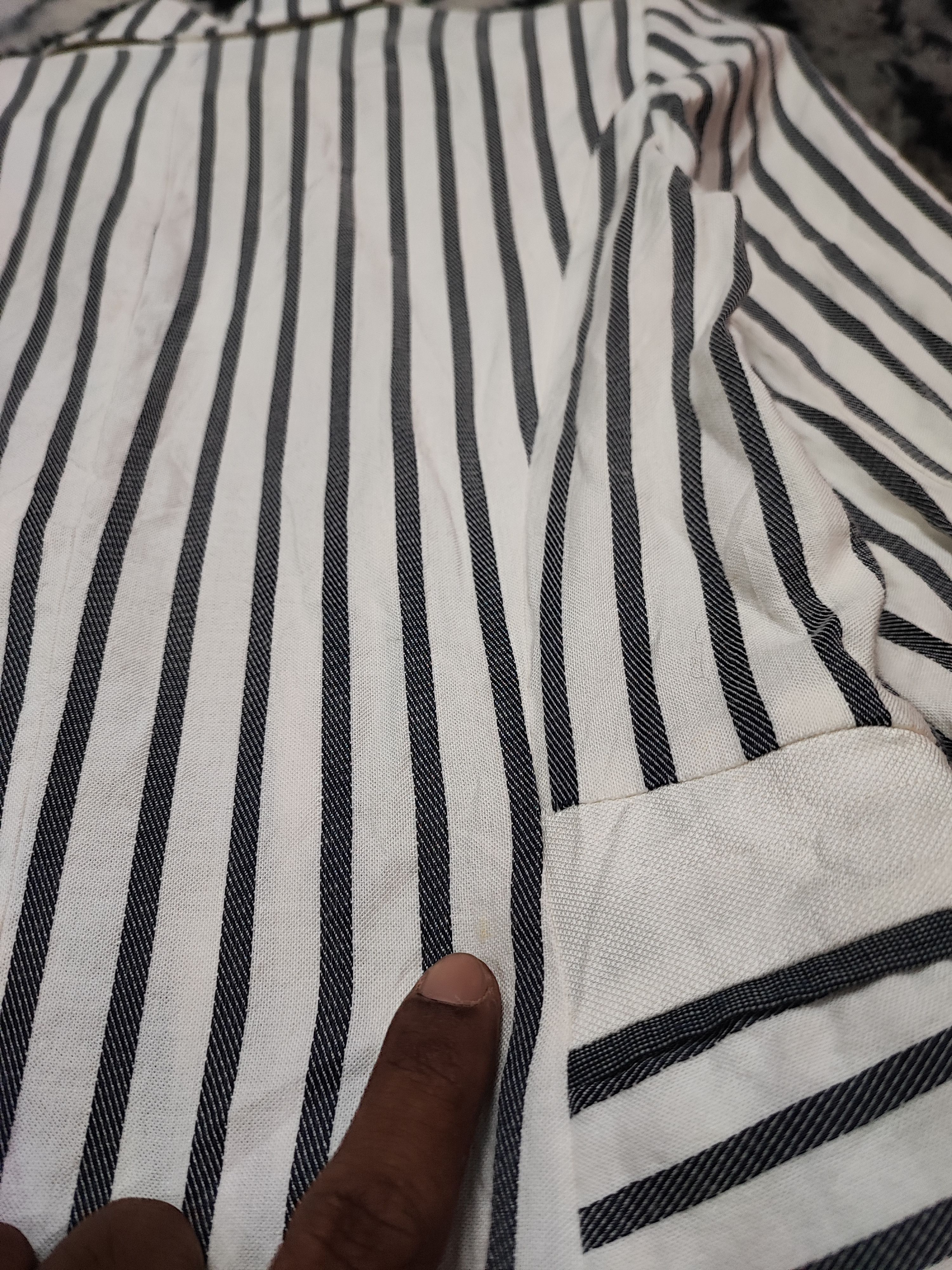 Hysteric Glamour BLU PÉPÉ Nautical Striped Double Breasted Blazer Jacket Size US L / EU 52-54 / 3 - 18 Thumbnail