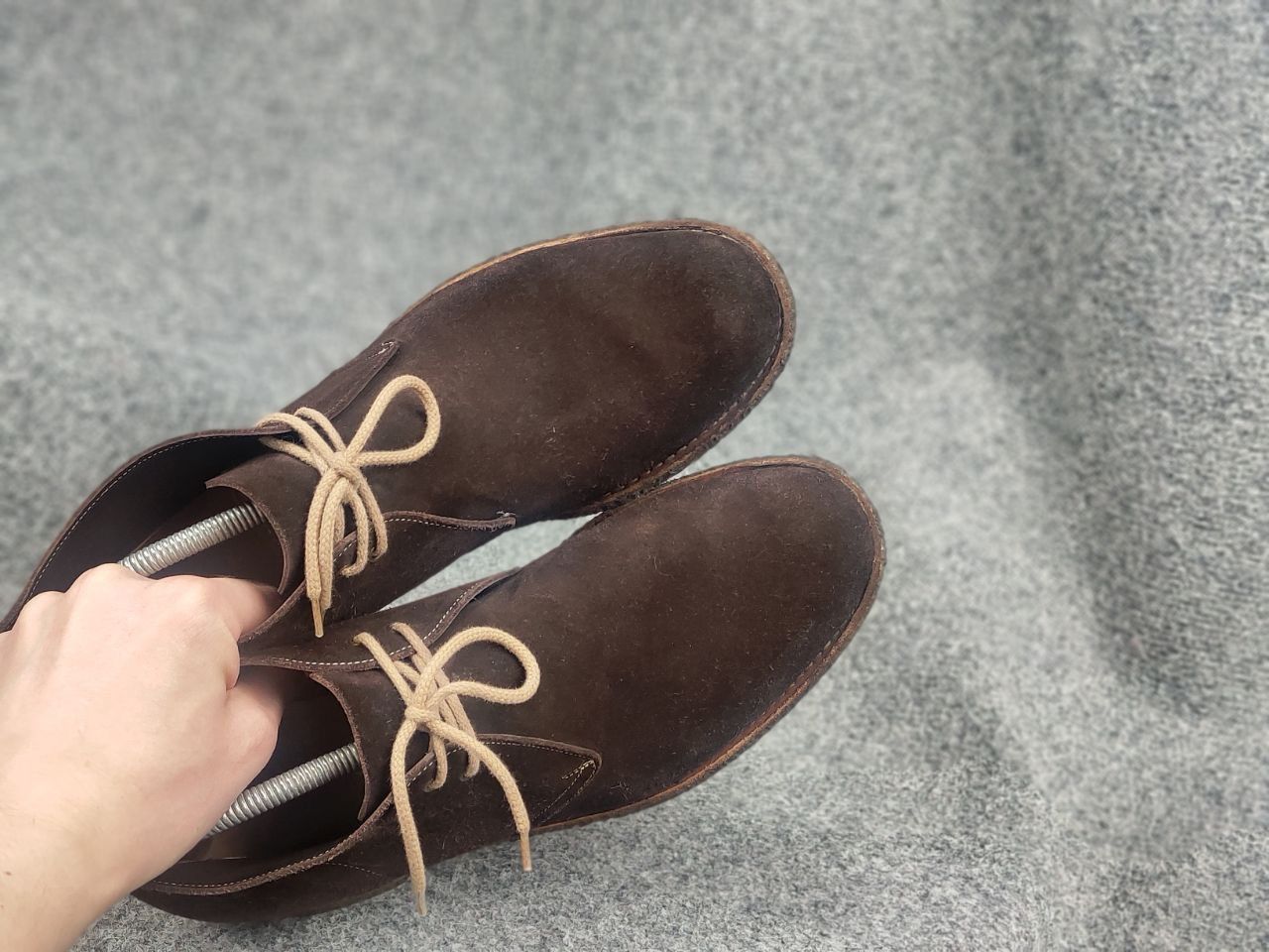 Church's Church's Sahara Suede Dark Brown Leather lace Chukka Boots Size US 9.5 / EU 42-43 - 12 Thumbnail