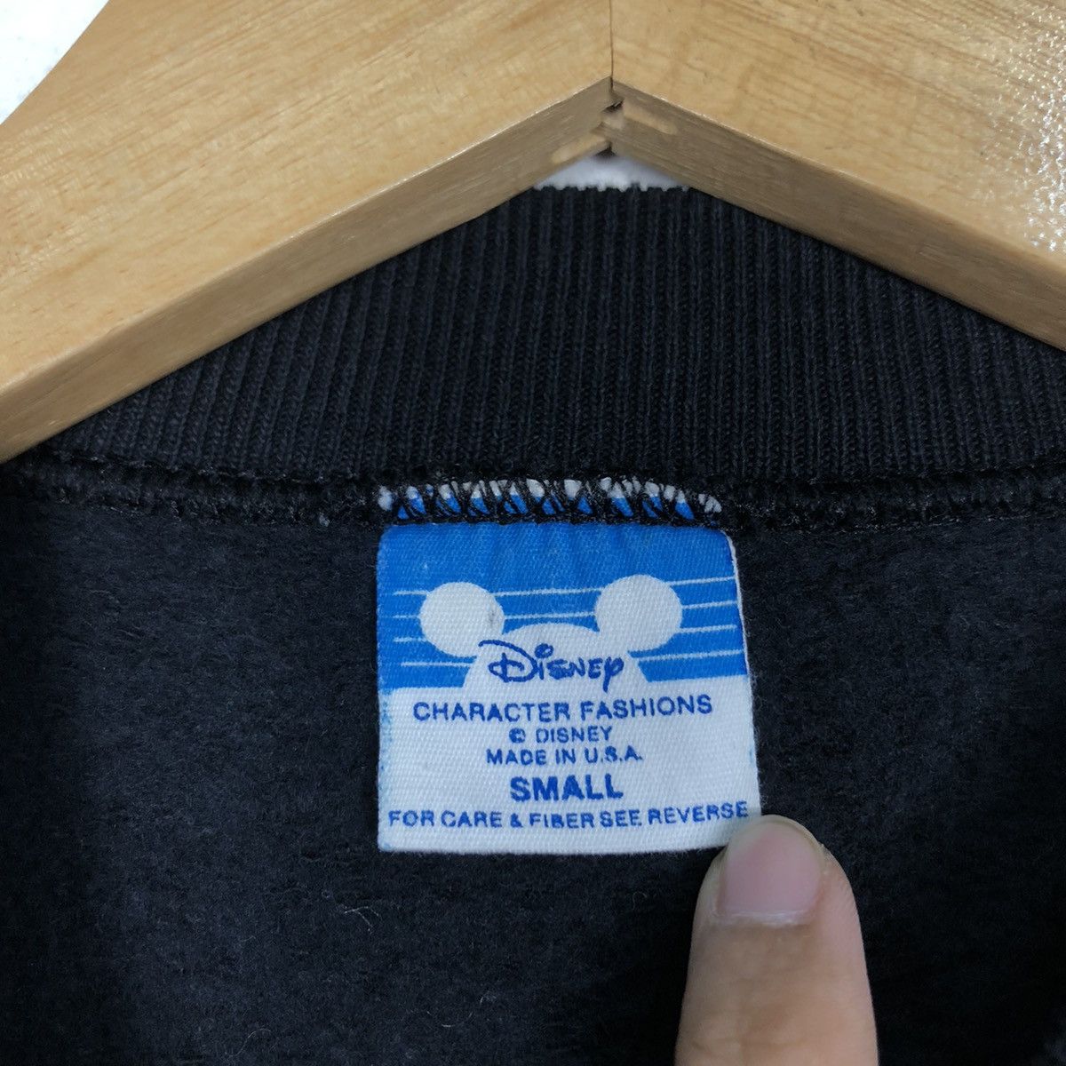 Disney × Vintage Vintage Mickey Mouse Sweatshirt Rare Black XS Size US XS / EU 42 / 0 - 11 Thumbnail