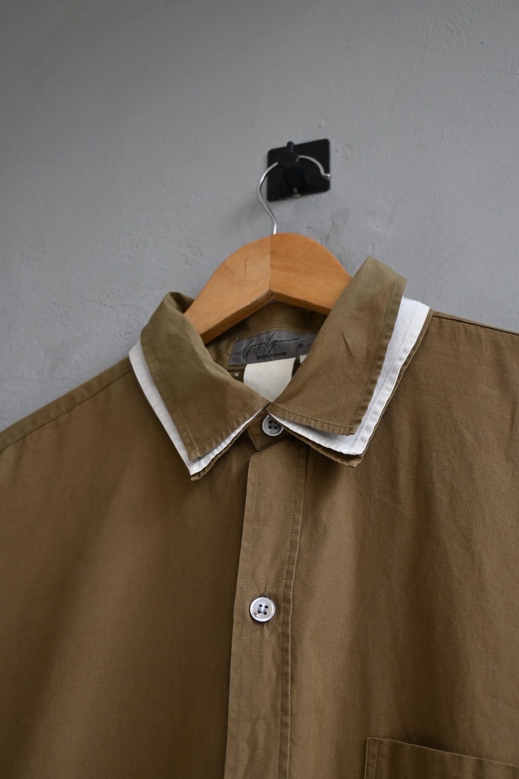 Yohji Yamamoto Yohji Yamamoto Pour Homme 90s 3 collars oversized shirt Size US M / EU 48-50 / 2 - 8 Thumbnail