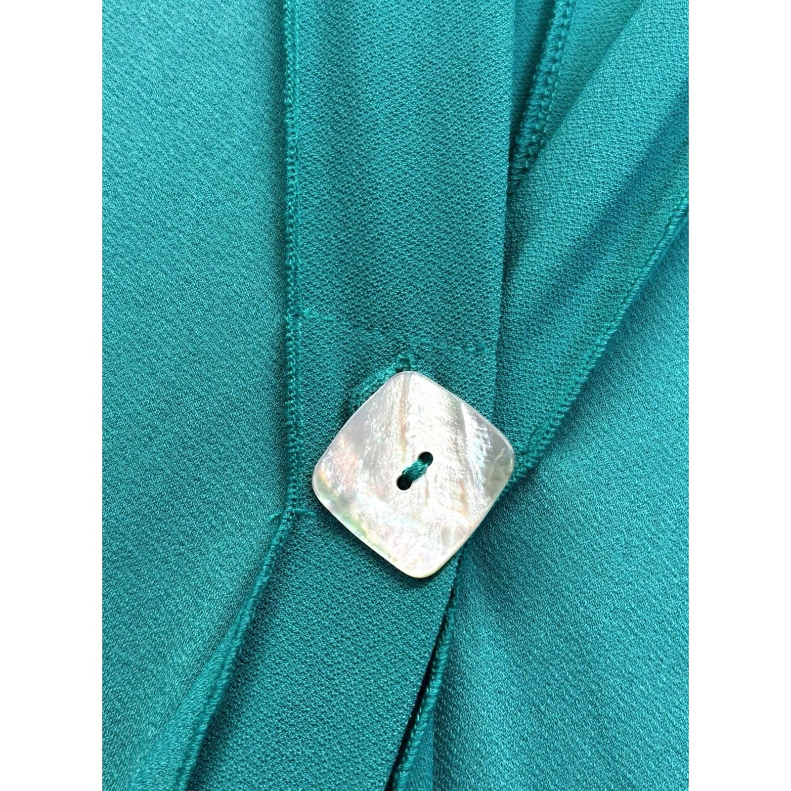 Vintage BOX2 Soft Crepe One Button Coat Jade 22-24 Women’s UK 22-24 BNWT Italy Size 3XL / US 20-22 - 3 Thumbnail