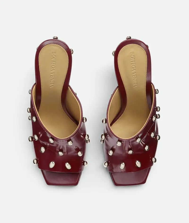Bottega Veneta o1n1vont1225 Canalazzo Mule in Merlot Size US 6.5 / IT 36.5 - 4 Thumbnail