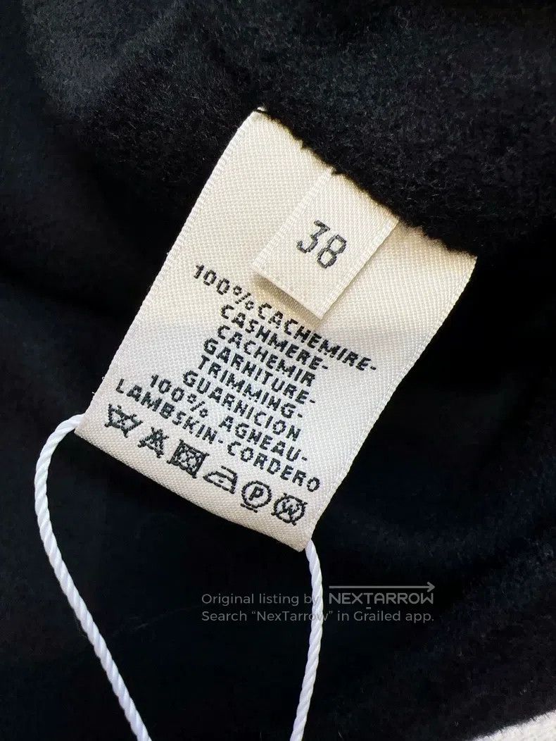 Hermes Hermes Black Large Collar Cashmere Coat Size XS / US 0-2 / IT 36-38 - 5 Thumbnail