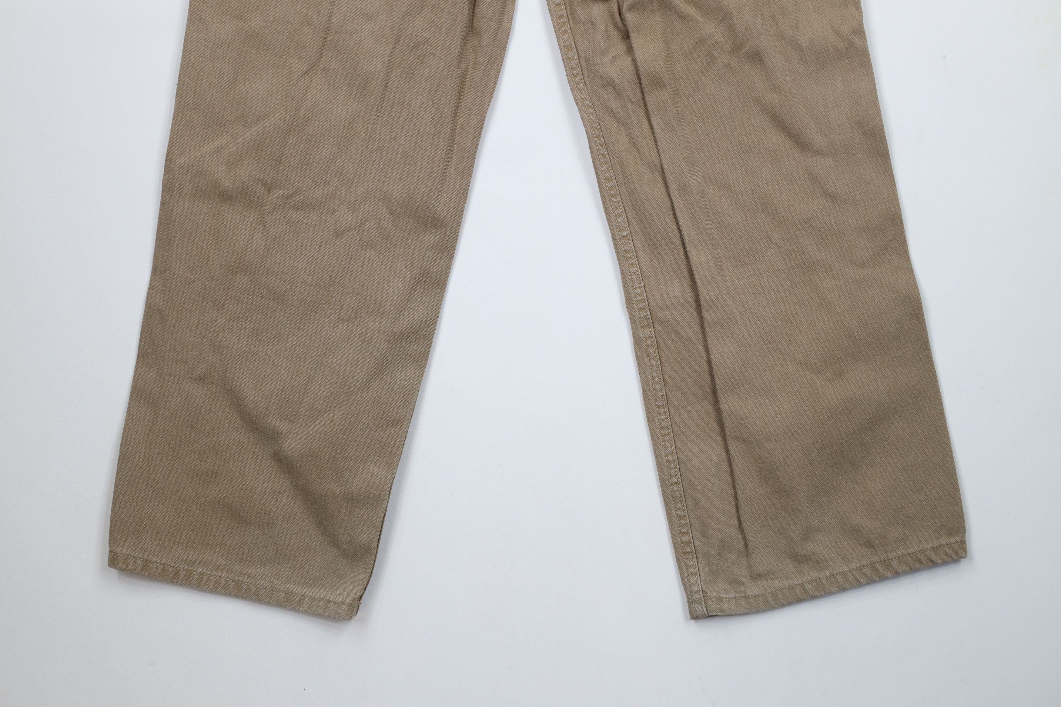 Gap × Vintage Vintage 90s Y2K Gap Miner Double Knee Wide Leg Canvas Jeans Size US 30 / EU 46 - 13 Thumbnail