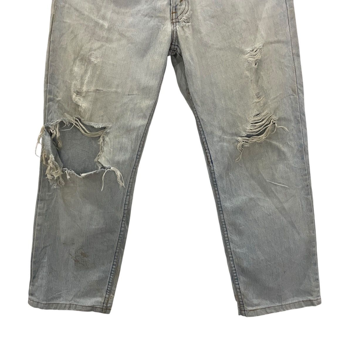 Levi's Vintage Y2K Levis Distressed Denim Size US 29 - 2 Thumbnail