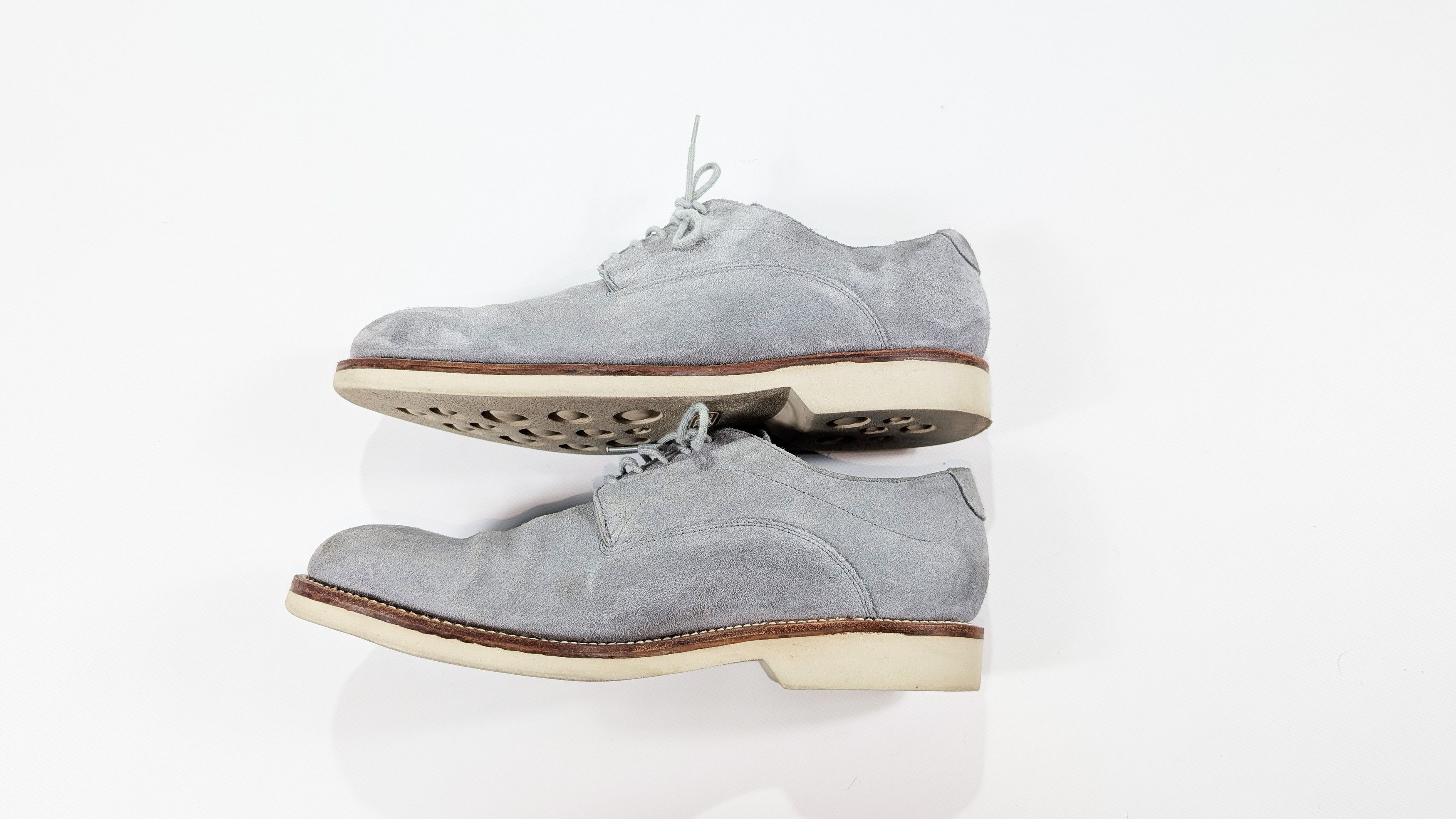 Oliver Sweeney Edward Suede Derby Lace Up Shoes in Gray, Men's (Size 9.5) — image 5 of 6
