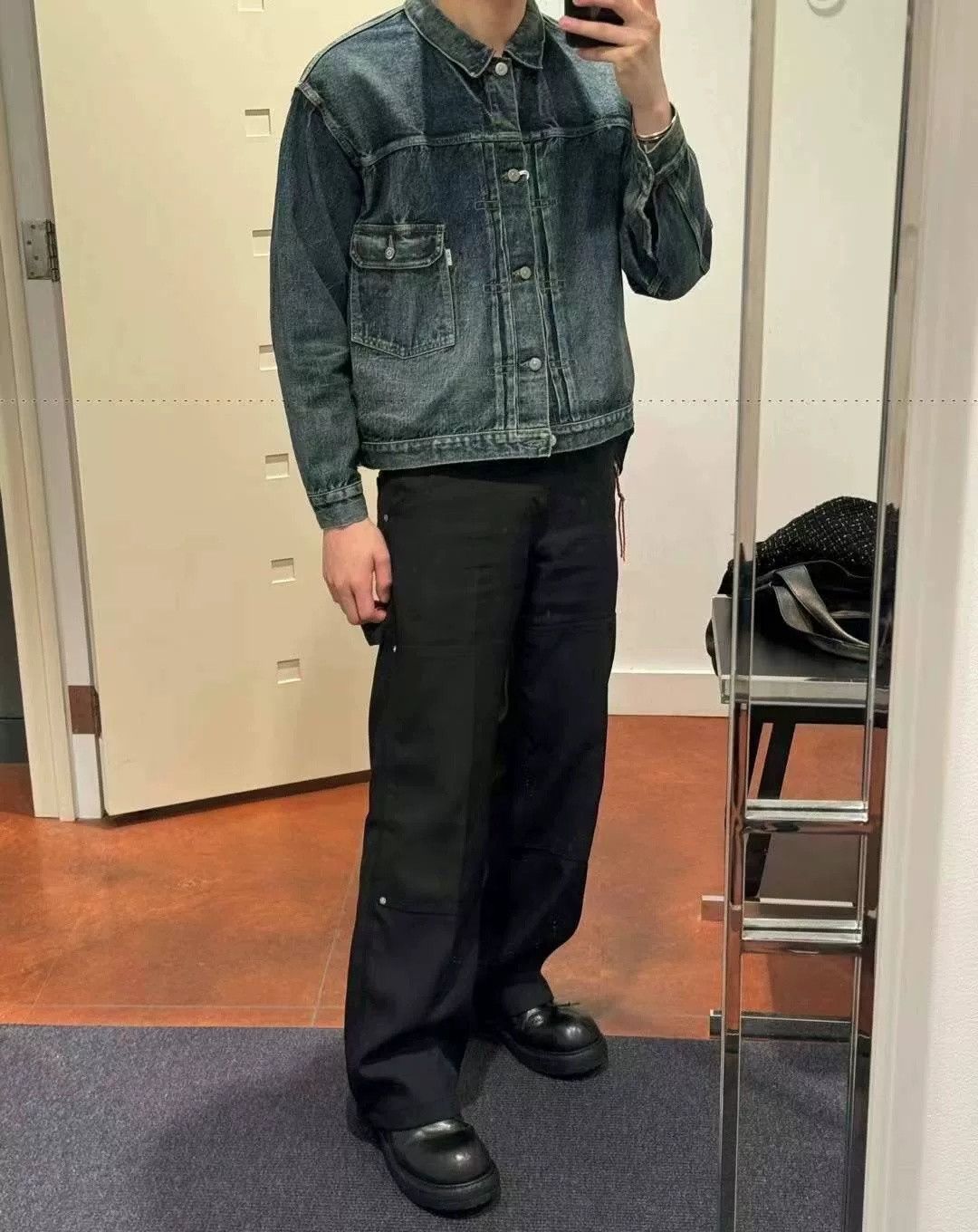 Kaptain Sunshine KAPTAINSUNSHINE x Manual Denim Jacket Size US M / EU 48-50 / 2 - 4 Thumbnail