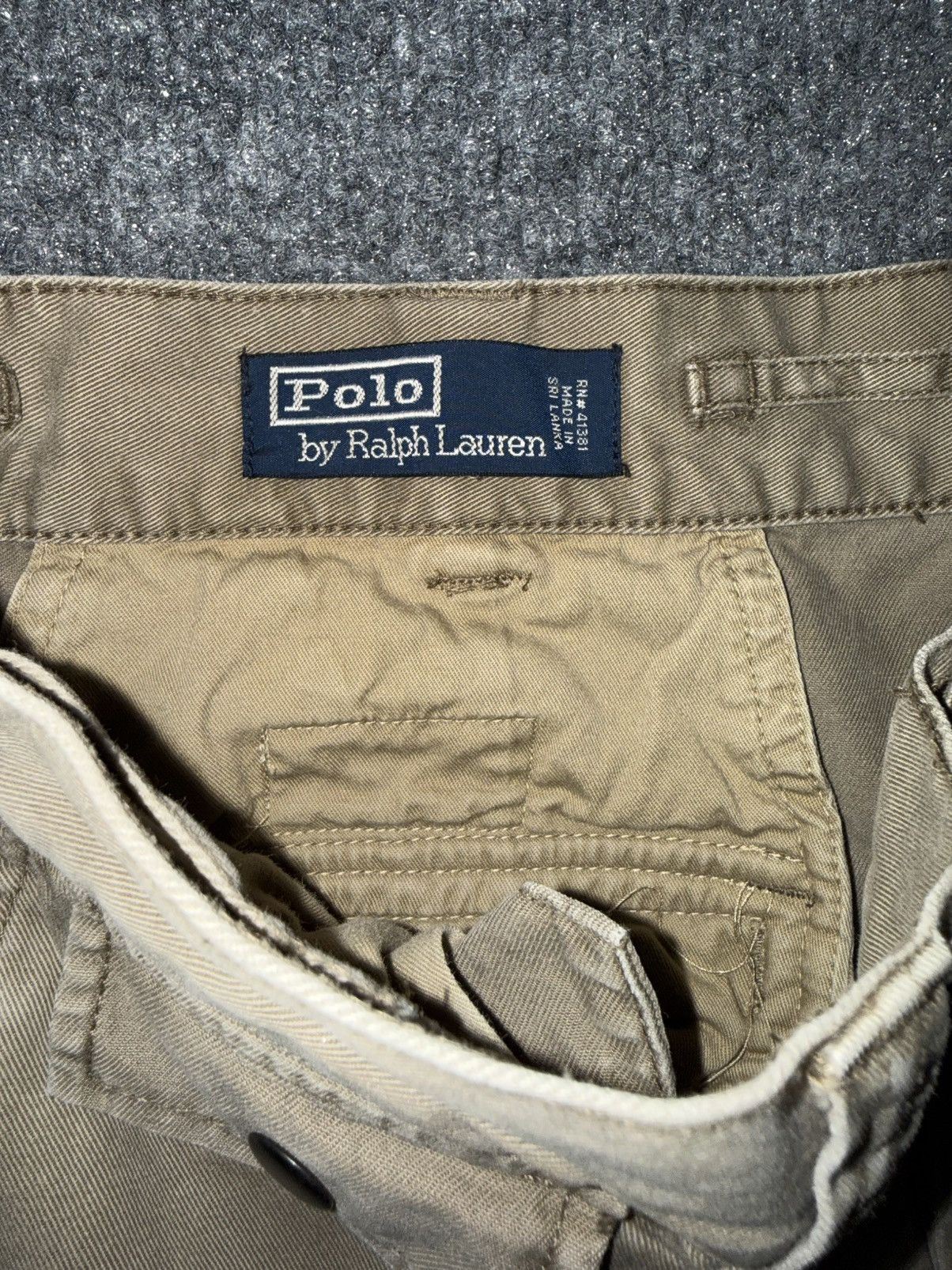 Polo Ralph Lauren Vintage Polo Ralph Lauren 67 Chino Cargo Pants Khaki 32x32 Size US 32 / EU 48 - 7 Thumbnail