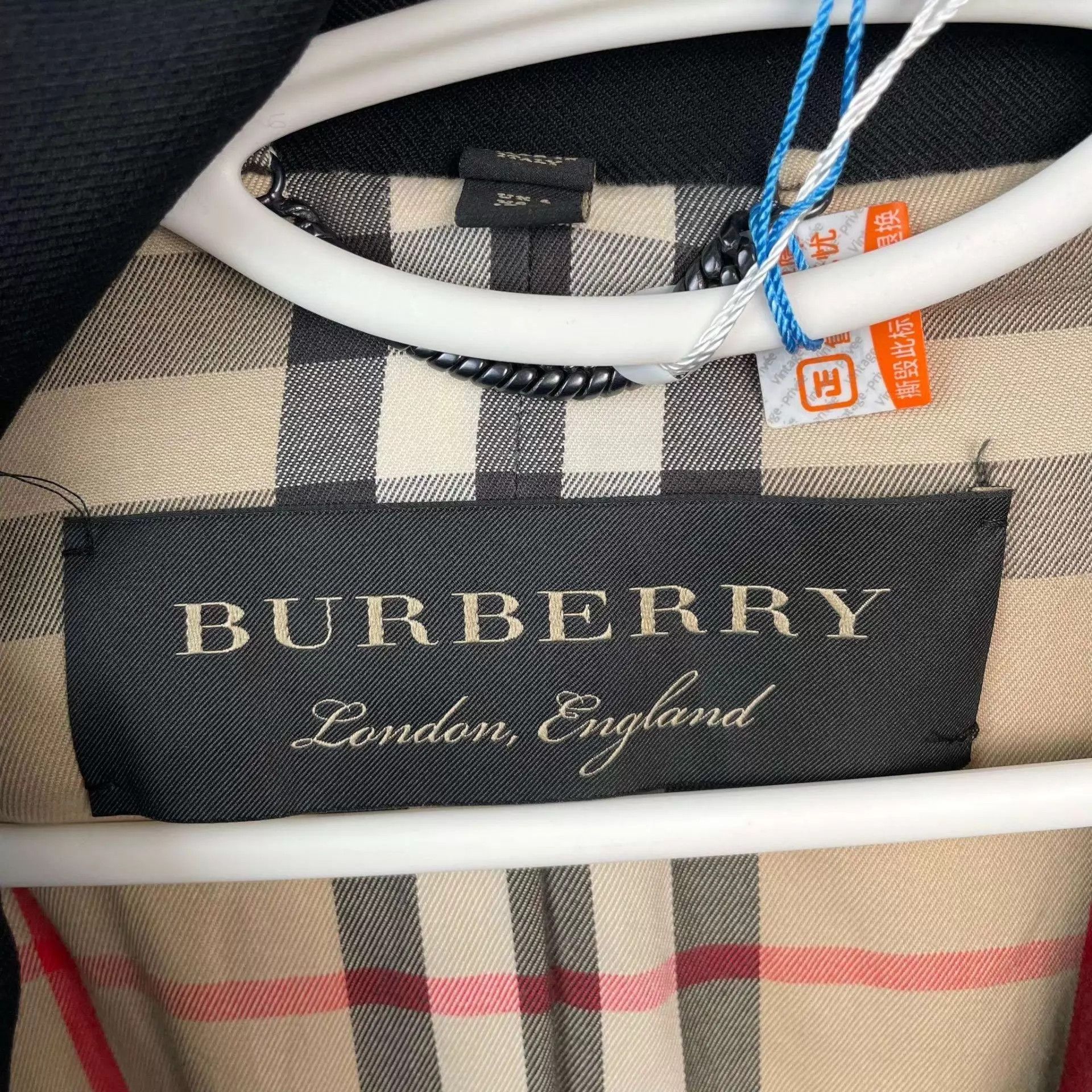 Burberry Burberry Wool Coat Black UK6 170 Size XS / US 0-2 / IT 36-38 - 5 Thumbnail