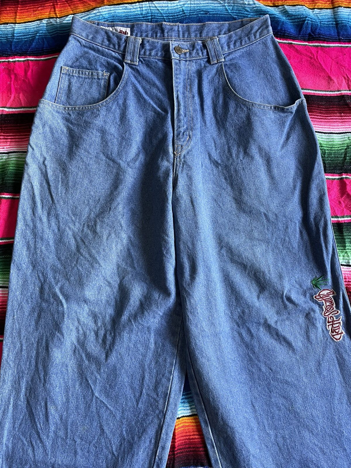 Rap Tees Vintage 90s Cypress Hill baggy hip hop denim pants Size US 31 - 3 Thumbnail