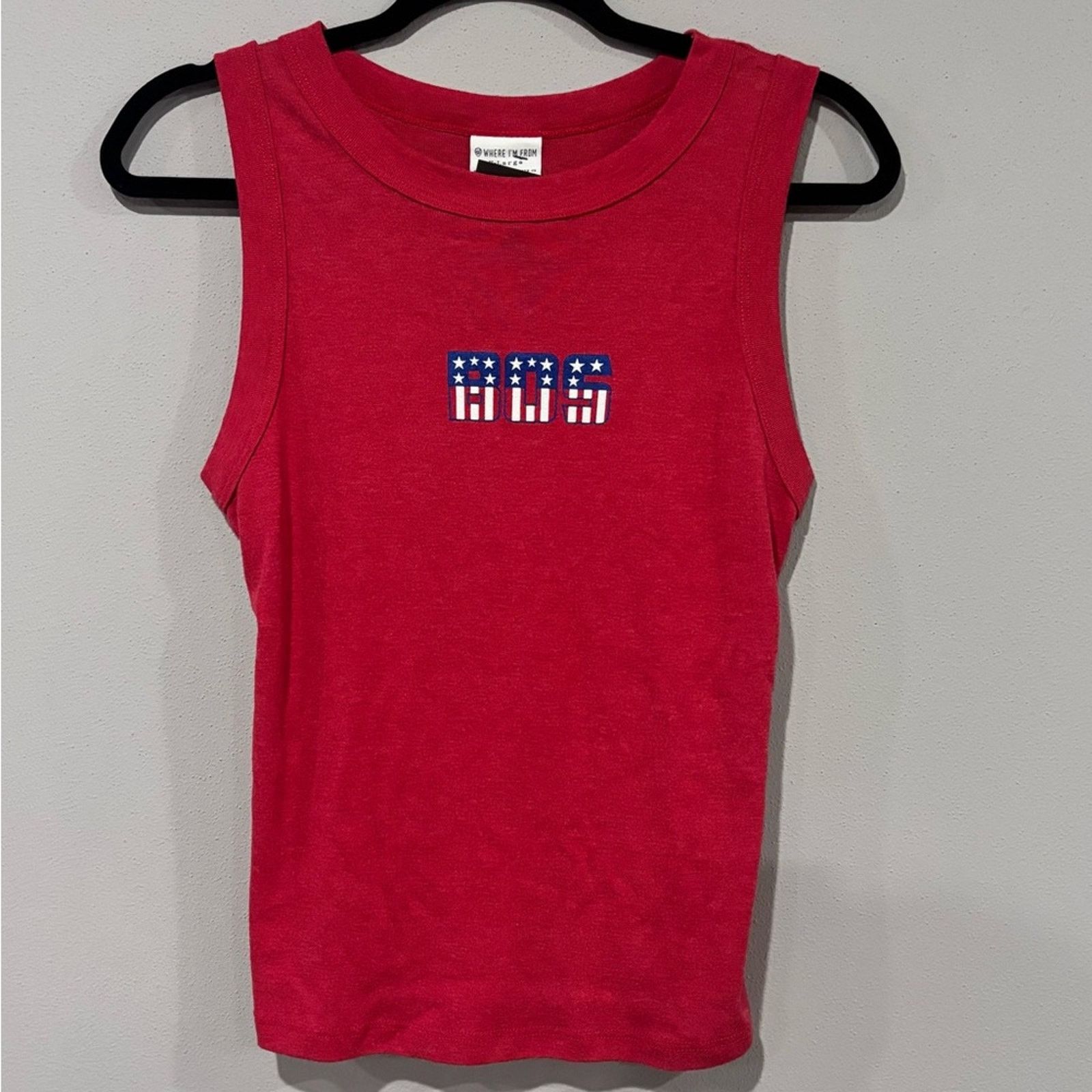 Other Where I’m From Boston Red Sleeveless Crop Top XL Size XL / US 12-14 / IT 48-50 - 5 Thumbnail