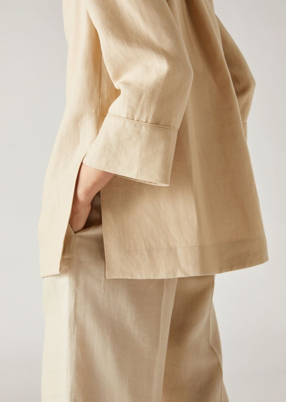 Loro Piana o1srvl11e0524 Shirt in Calfskin Size M / US 6-8 / IT 42-44 - 3 Thumbnail
