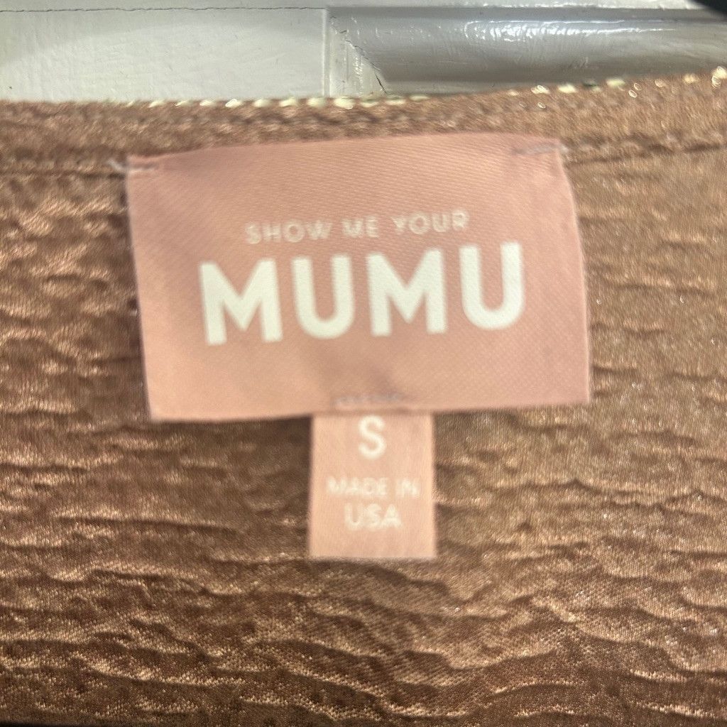 Show Me Your MuMu Women's Show Me Your Mumu Gold Dress Size S Size S / US 4 / IT 40 - 5 Thumbnail