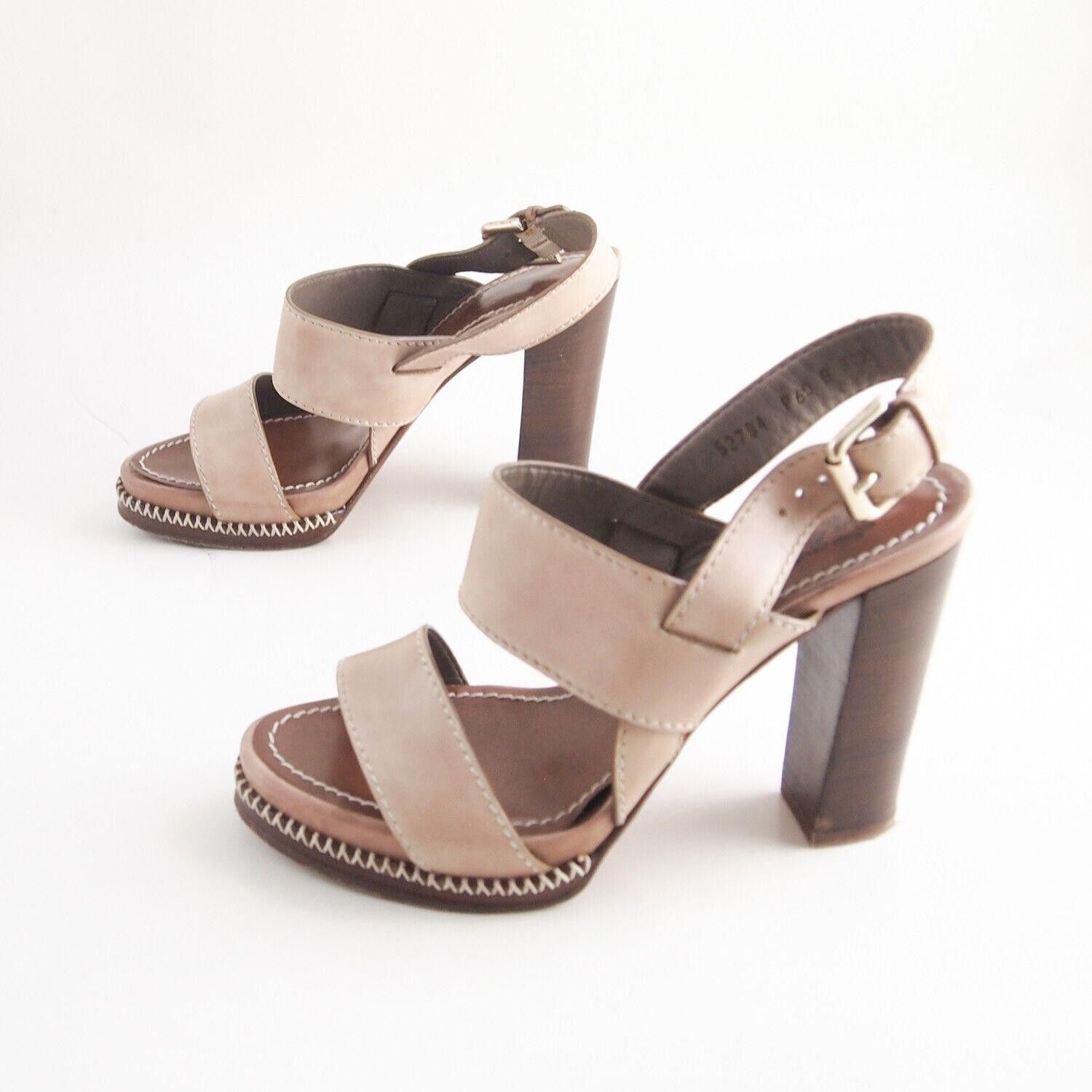 Santoni Santoni Rose Collection Sandals Brown Leather US 7.5 EU 37.5 Size US 7.5 / IT 37.5 - 2 Thumbnail