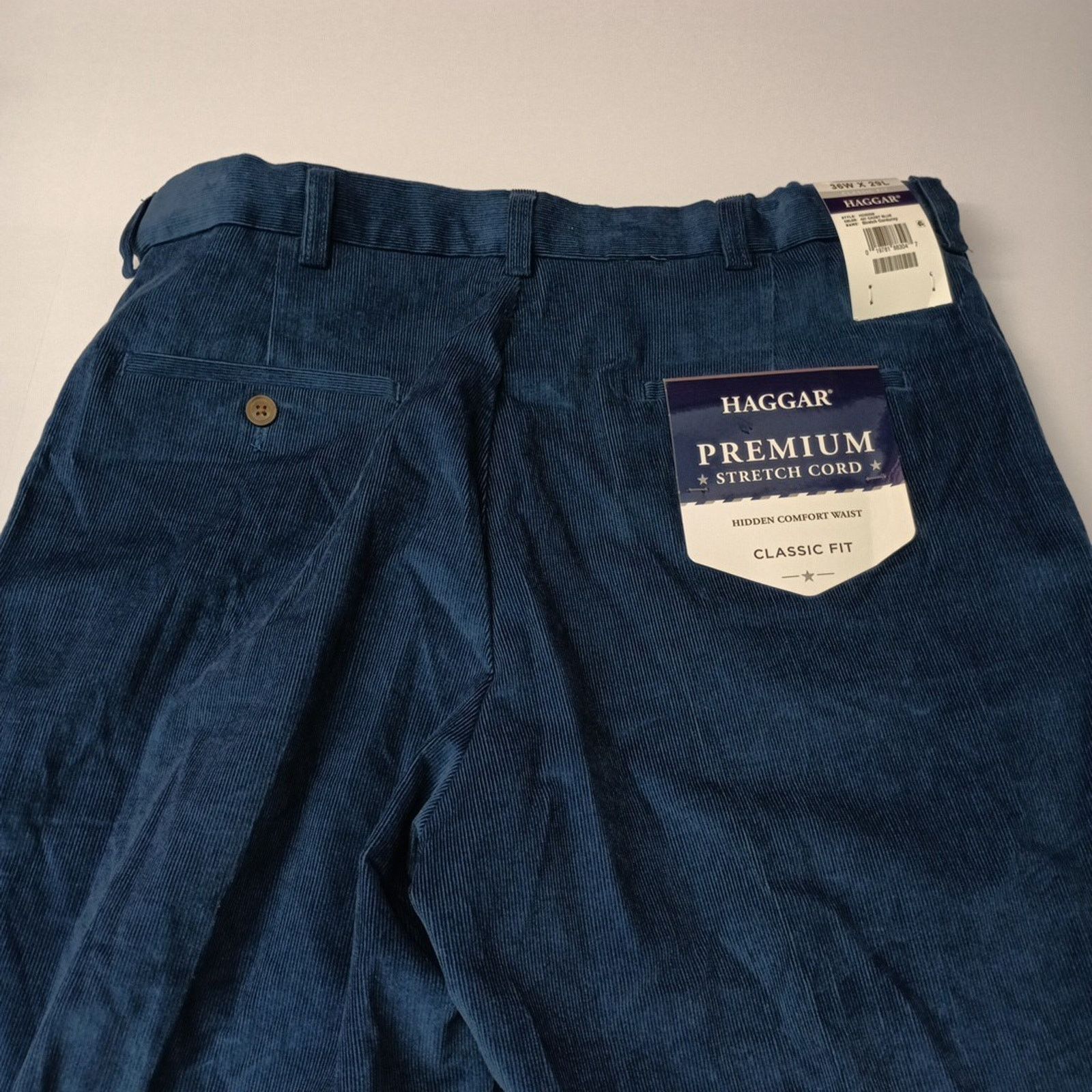 Haggar Haggar Premium Stretch Corduroy Pants Men's Size 36x29 Blue Size US 36 / EU 52 - 8 Thumbnail