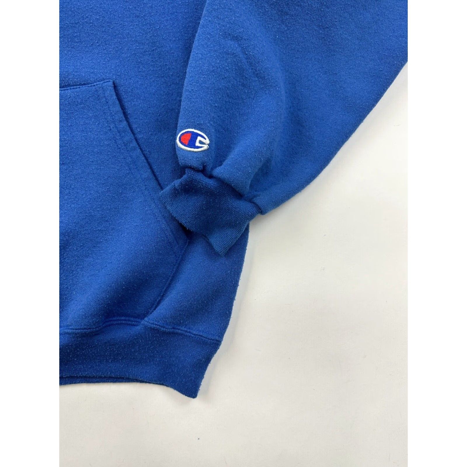 Champion VINTAGE Champion Hoodie Sweatshirt Adult Small Blue Volleyball Mens S Hooded Pullover Logo Performance/Activity: Volleyball Size US S / EU 44-46 / 1 - 2 Thumbnail