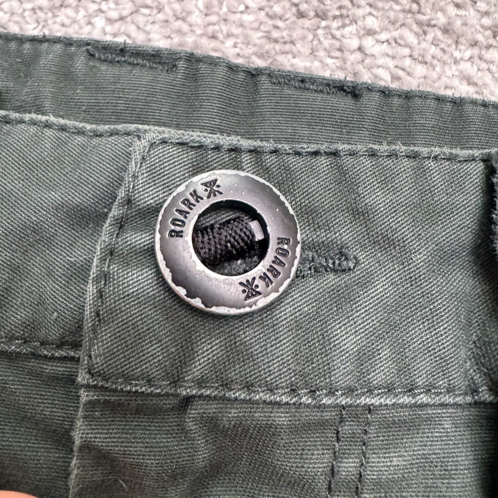Roark Roark Chino Pants Mens 32 Dark Green Flat Front Zip Pocket Straight Leg Casual.jpg Size US 32 / EU 48 - 4 Thumbnail